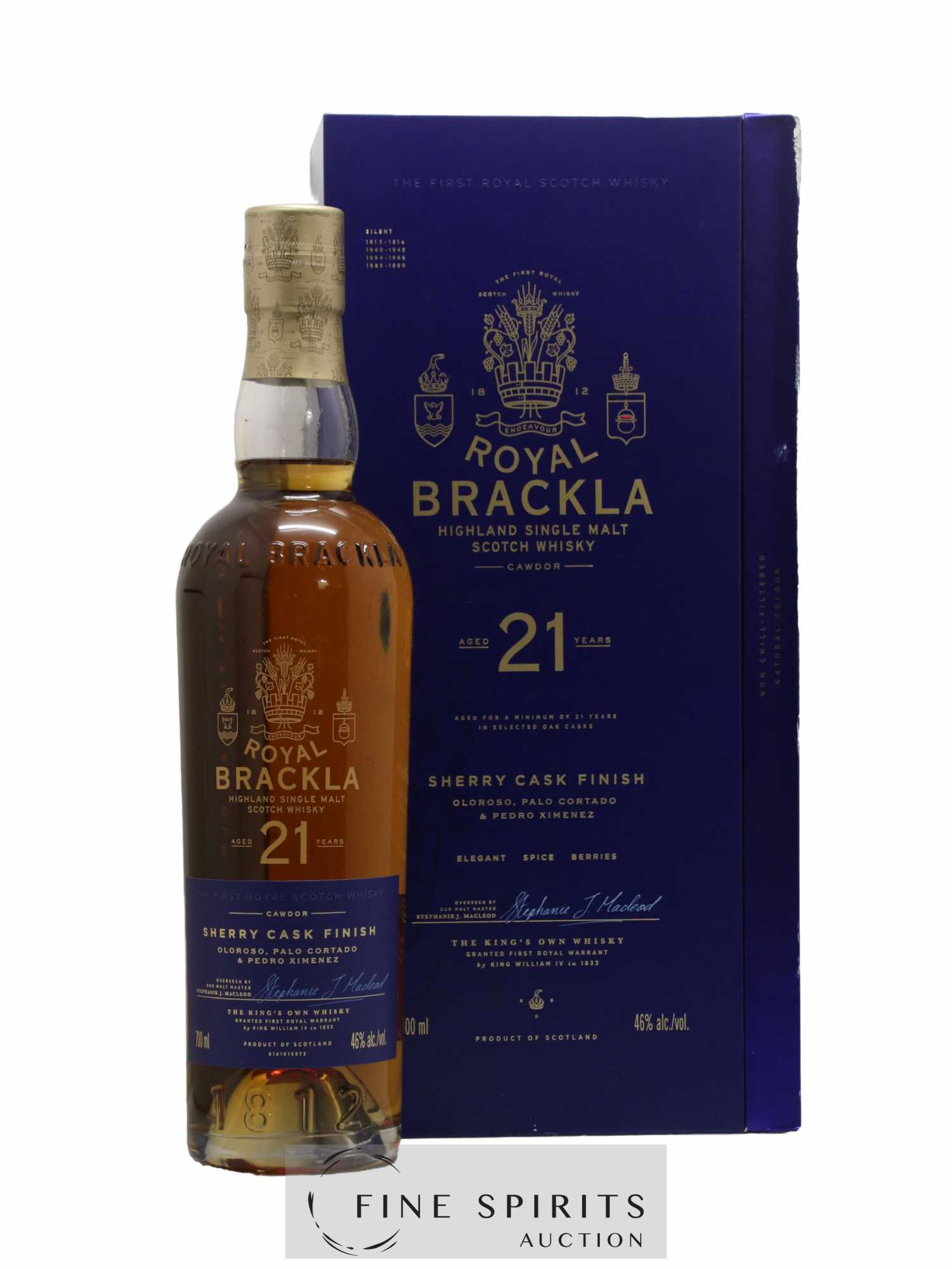 Royal Brackla 21 years Of. Sherry Cask Finish