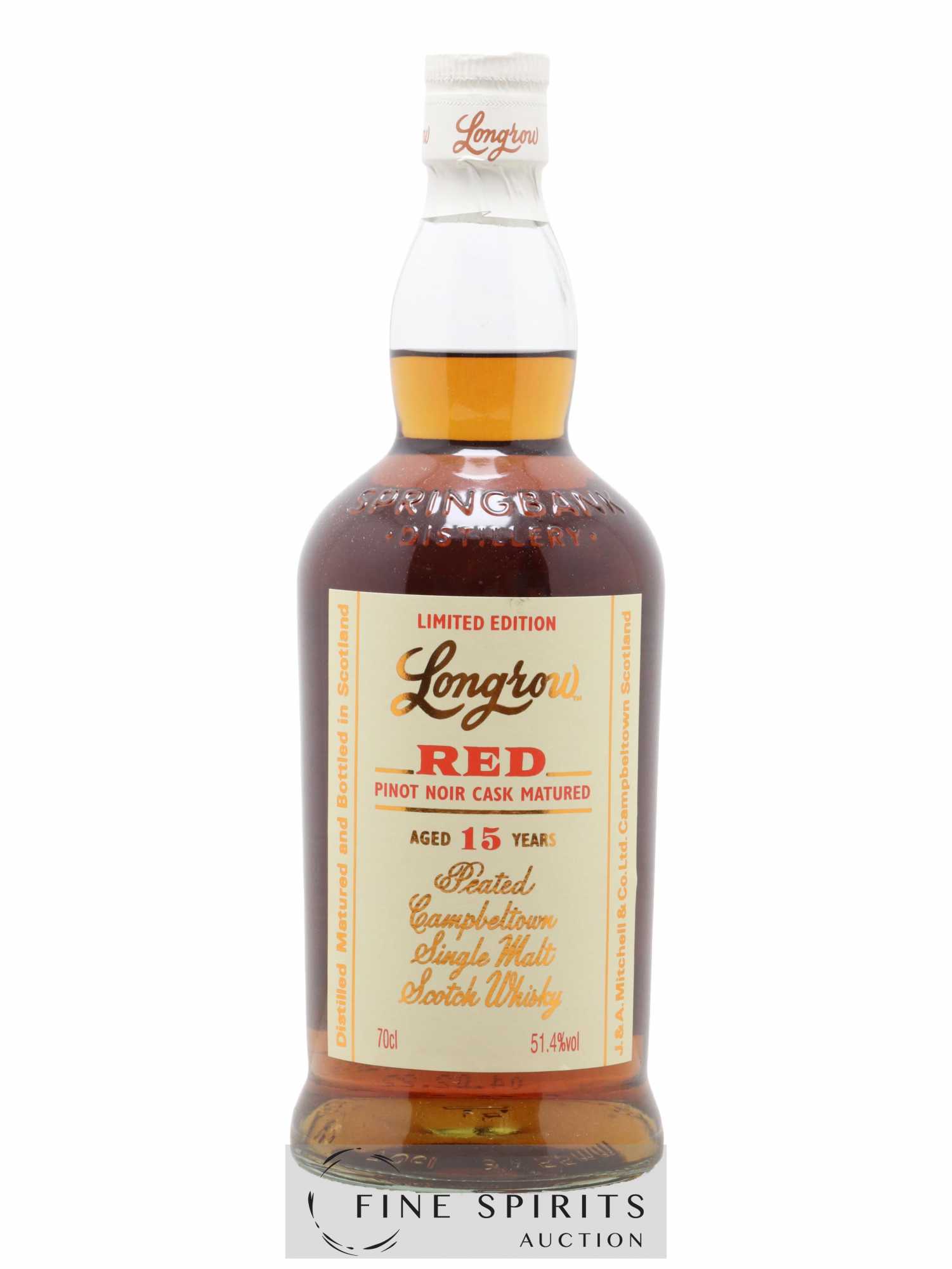 Longrow 15 years Of. Red Pinot Noir Cask Matured Limited Edition