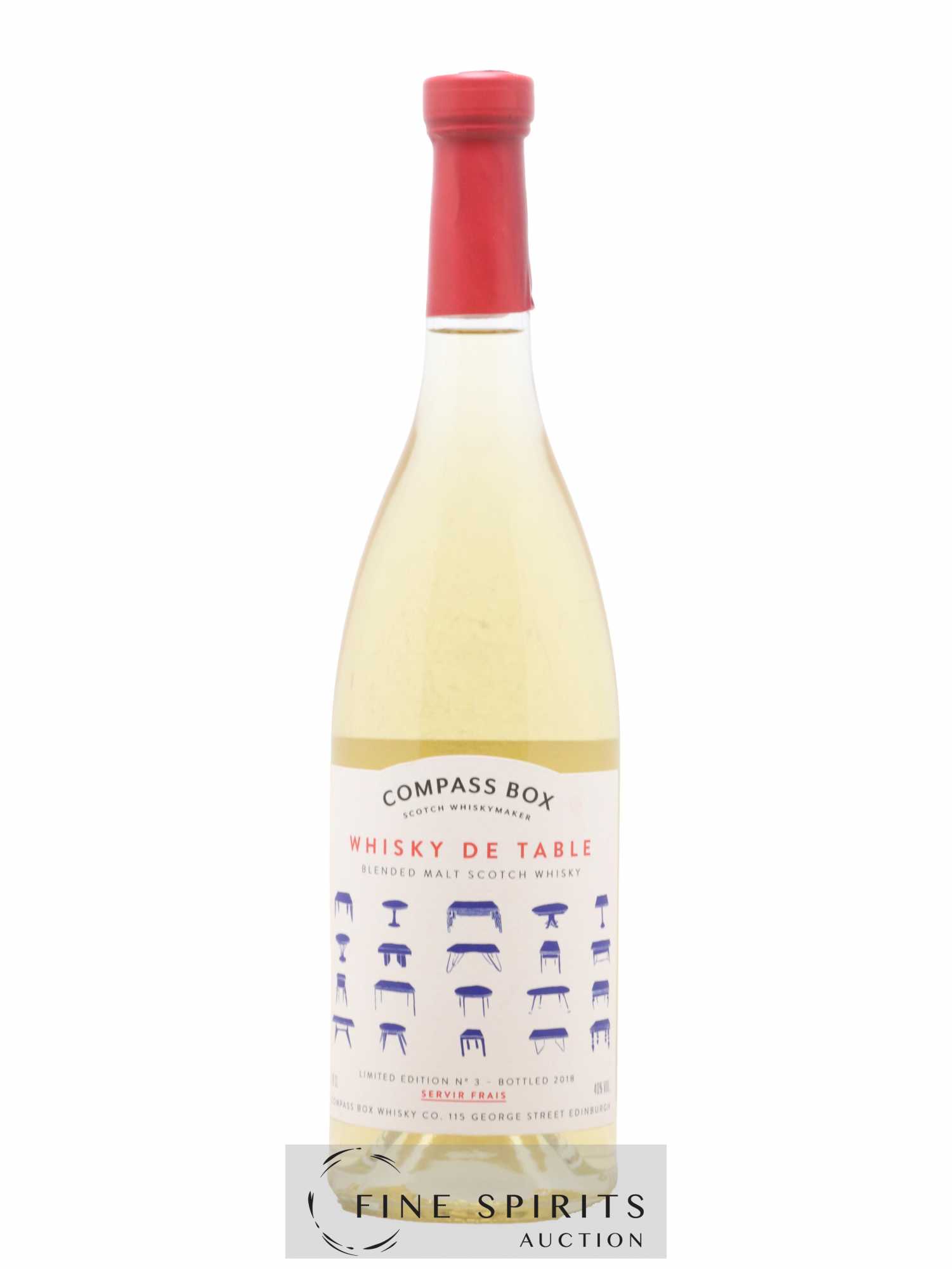 Whisky de Table Compass Box Limited Edition n°3 bottled 2018