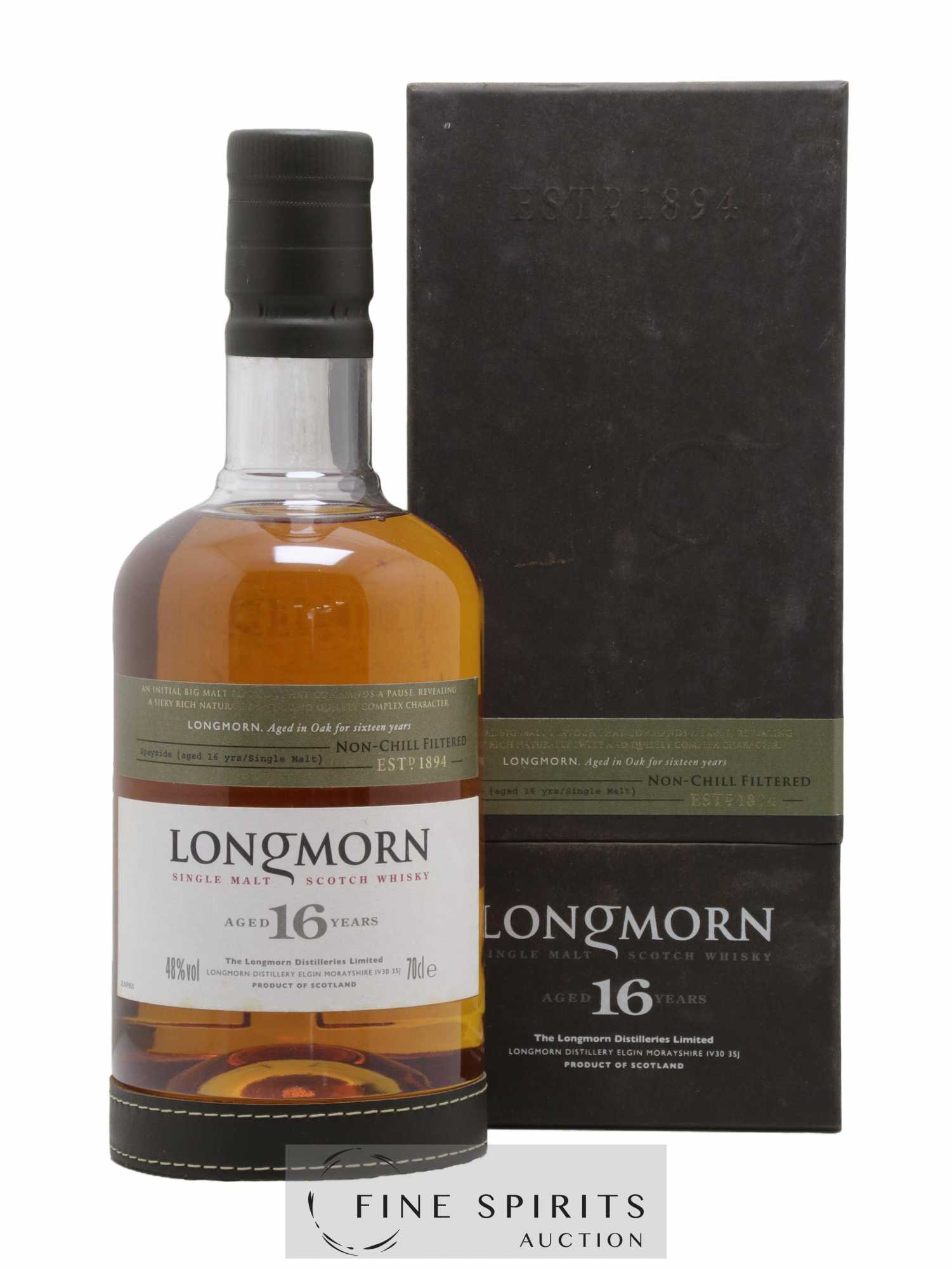 Longmorn 16 years Of. Non-Chill filtered