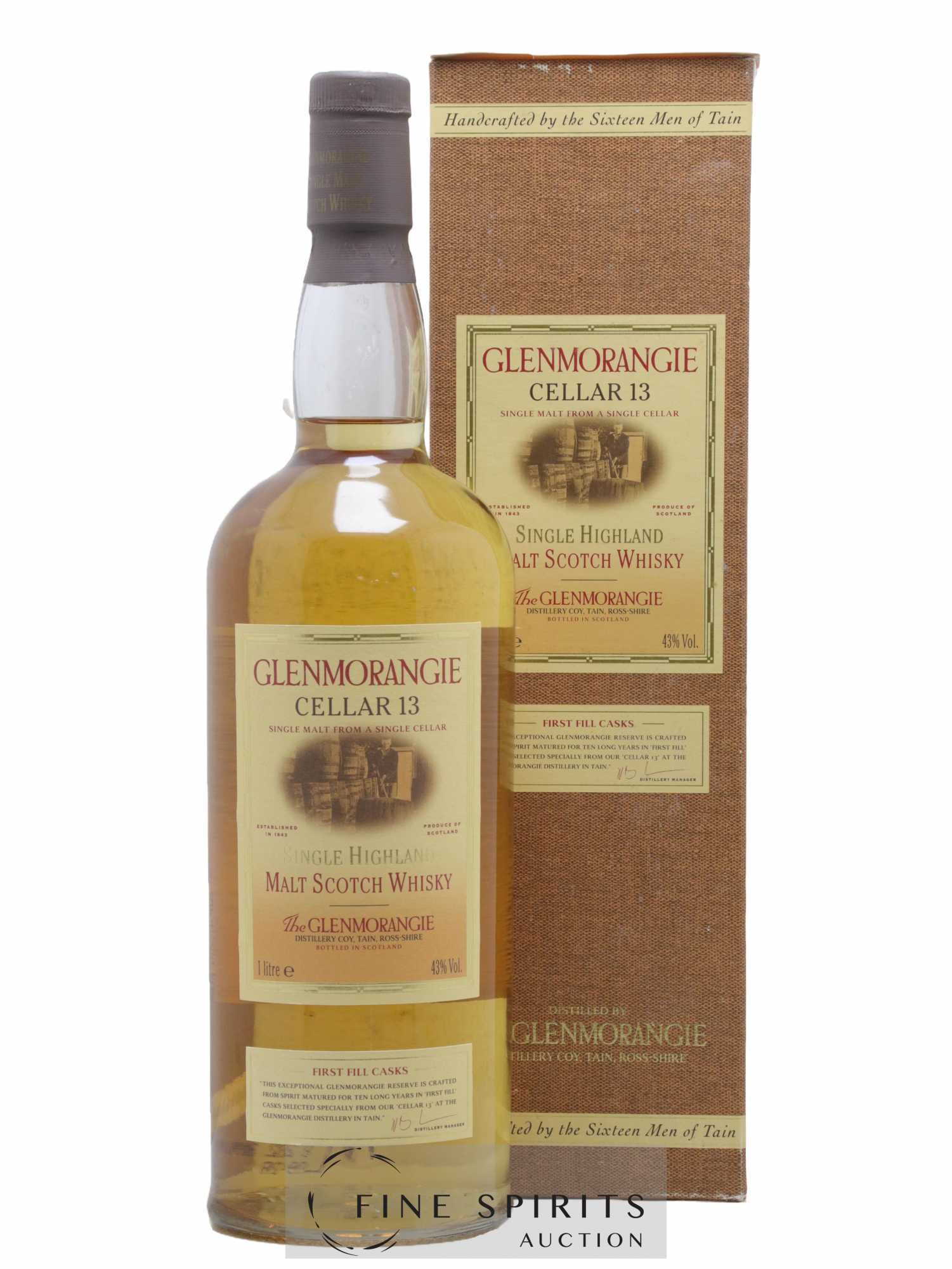 Glenmorangie 10 years Of. Cellar 13 First Fill Casks