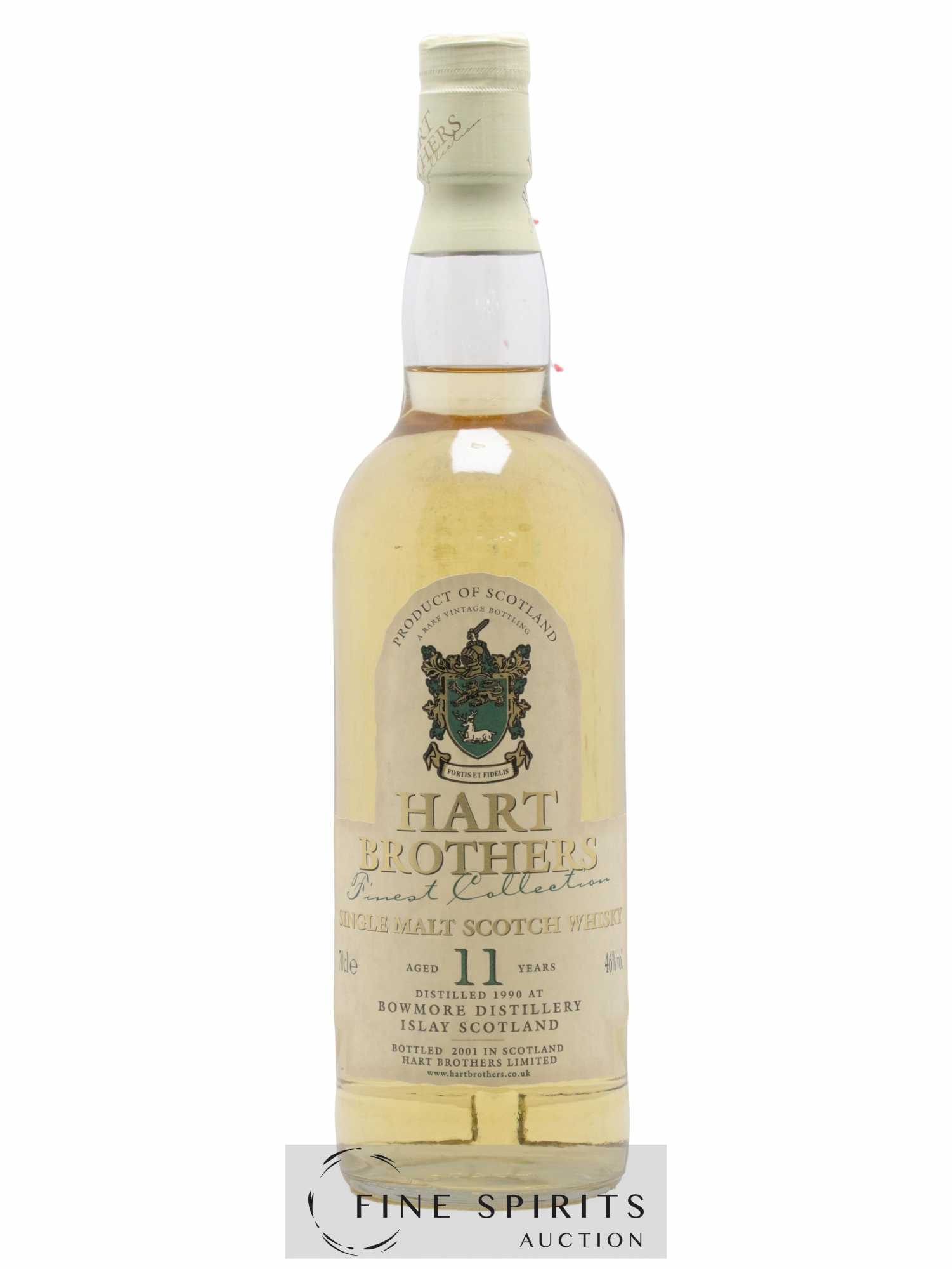 Bowmore 11 years 1990 Hart Brothers bottled 2001 Finest Collection
