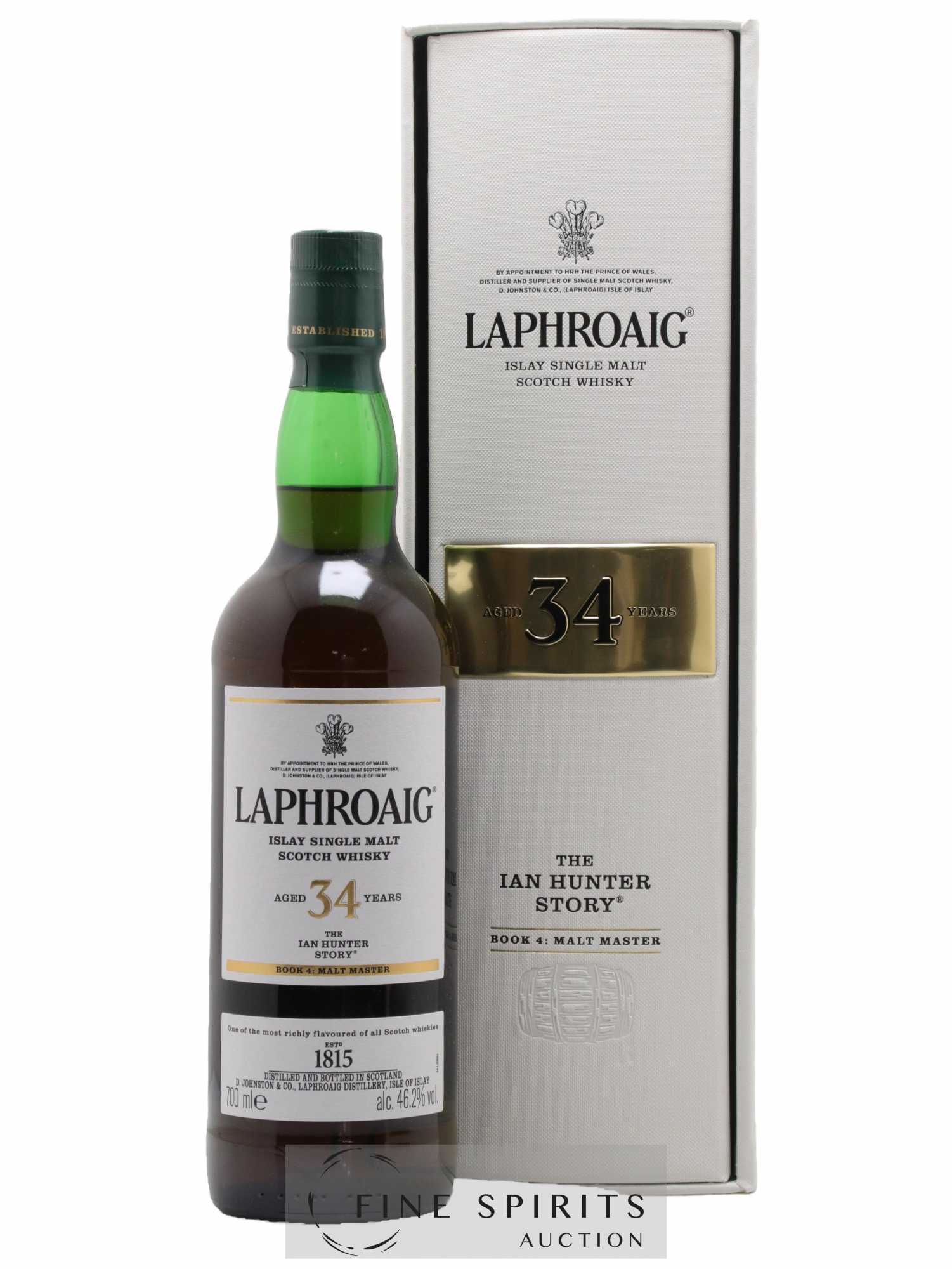 Laphroaig 34 years Of. Book 4 Malt Master The Ian Hunter Story