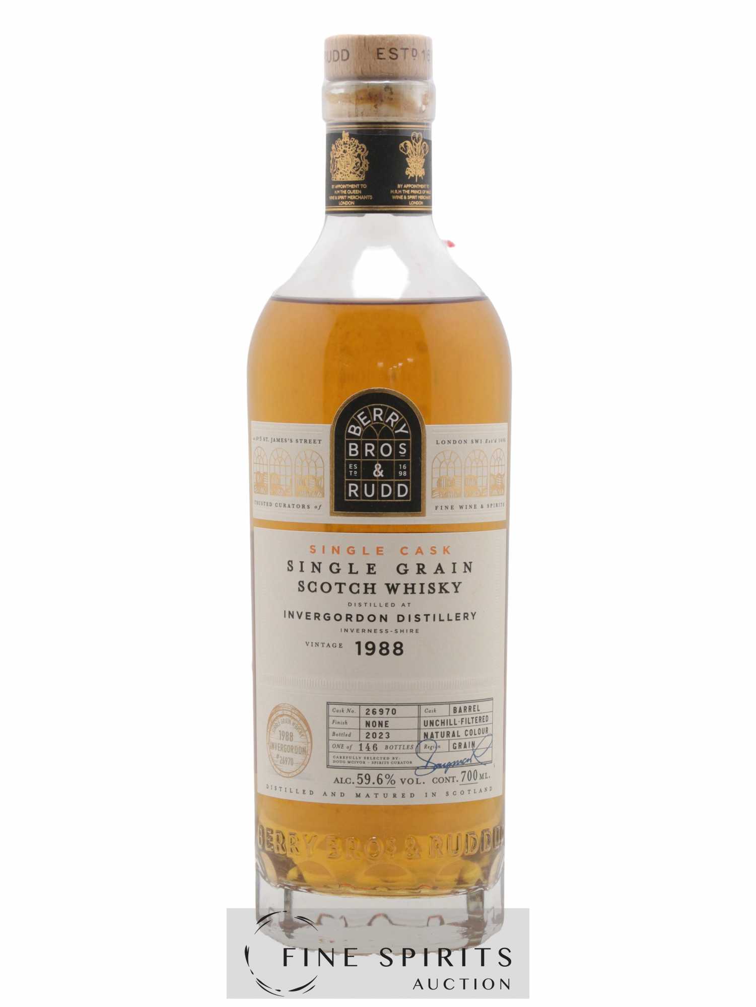 Invergordon 1988 Berry Bros & Rudd Cask n°26970 - One of 146 - bottled 2023