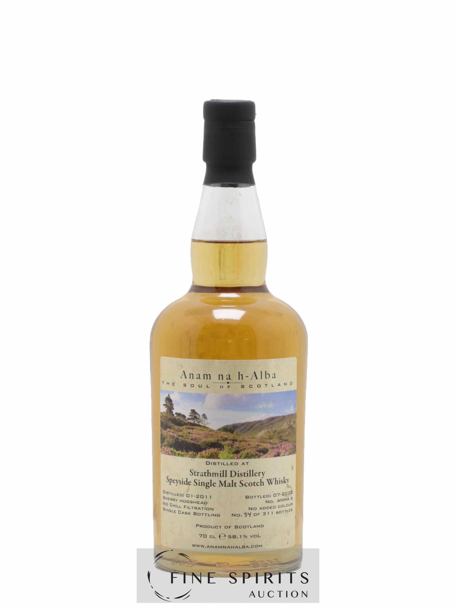 Strathmill 2011 Anam na h-Alba Cask n°ANHA 6 - One of 311 - bottled 2020