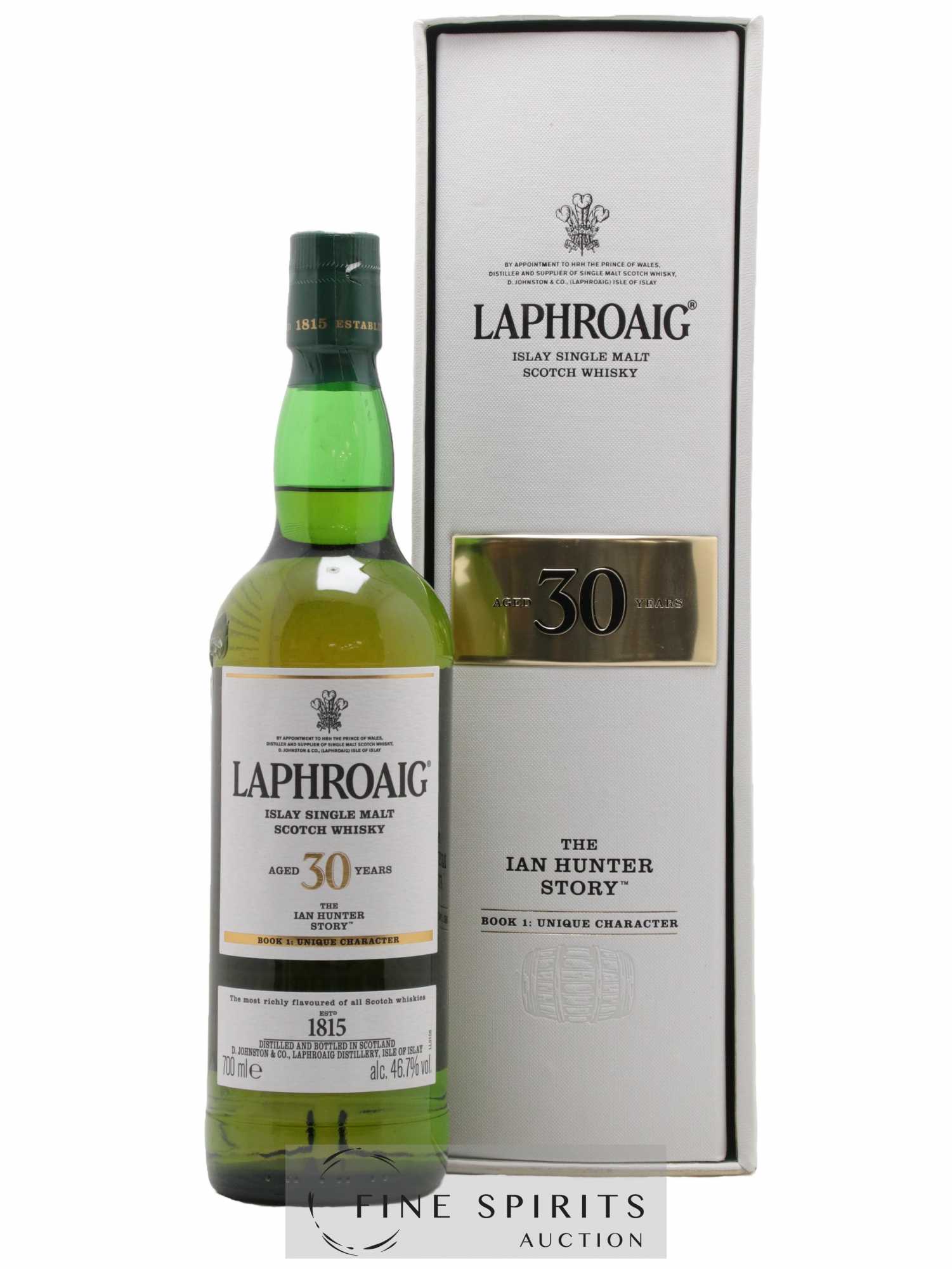Laphroaig 30 years Of. Book 1 - Unique Character The Ian Hunter Story