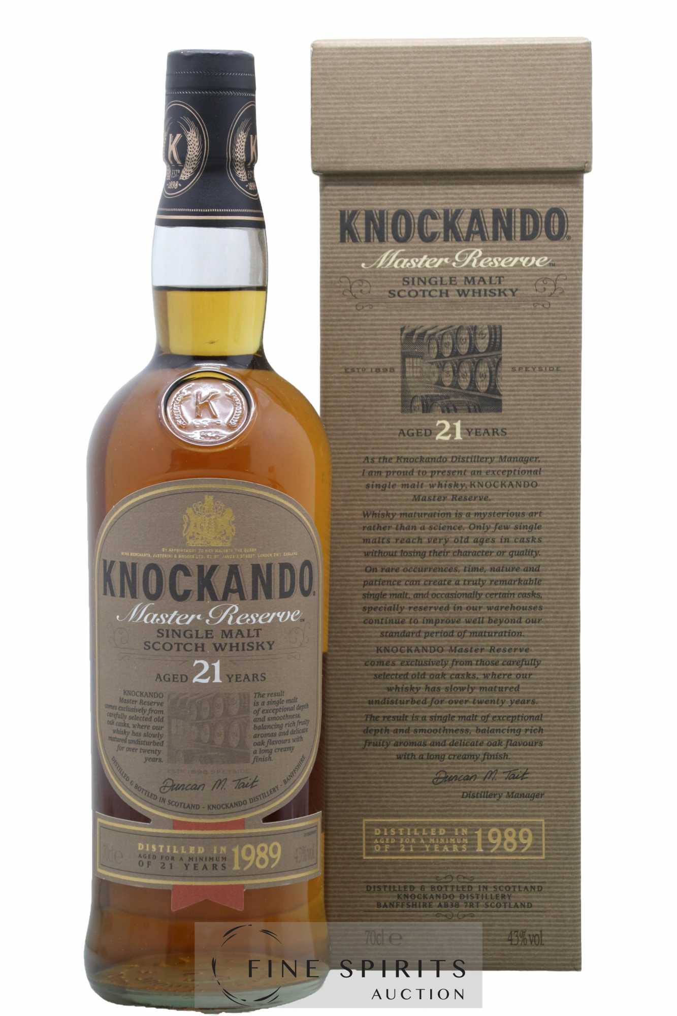Knockando 21 years 1989 Of. Master Reserve