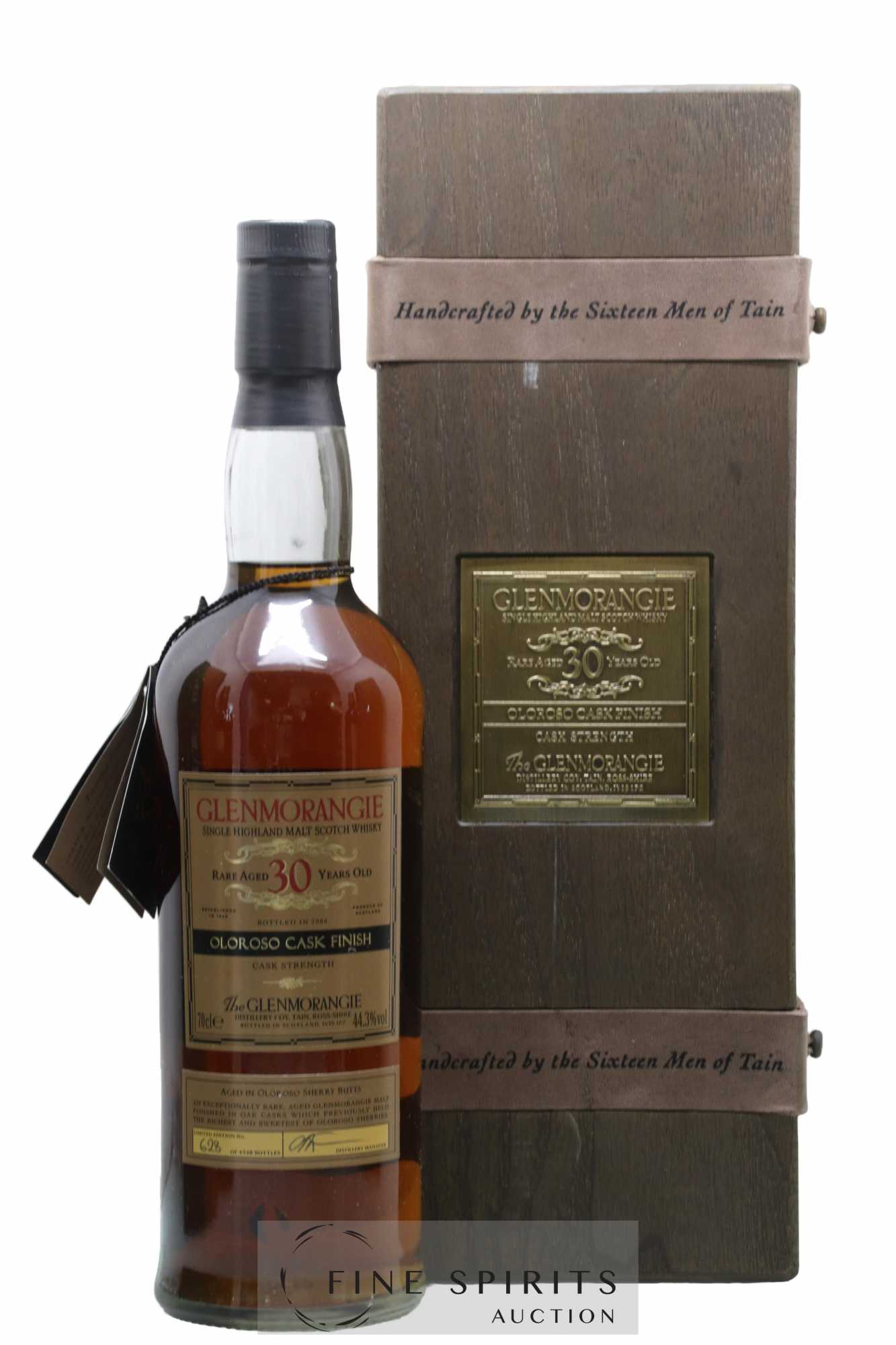 Glenmorangie 30 years 1972 Of. Rare Aged Oloroso Cask Finish - One of 4548 - bottled 2004