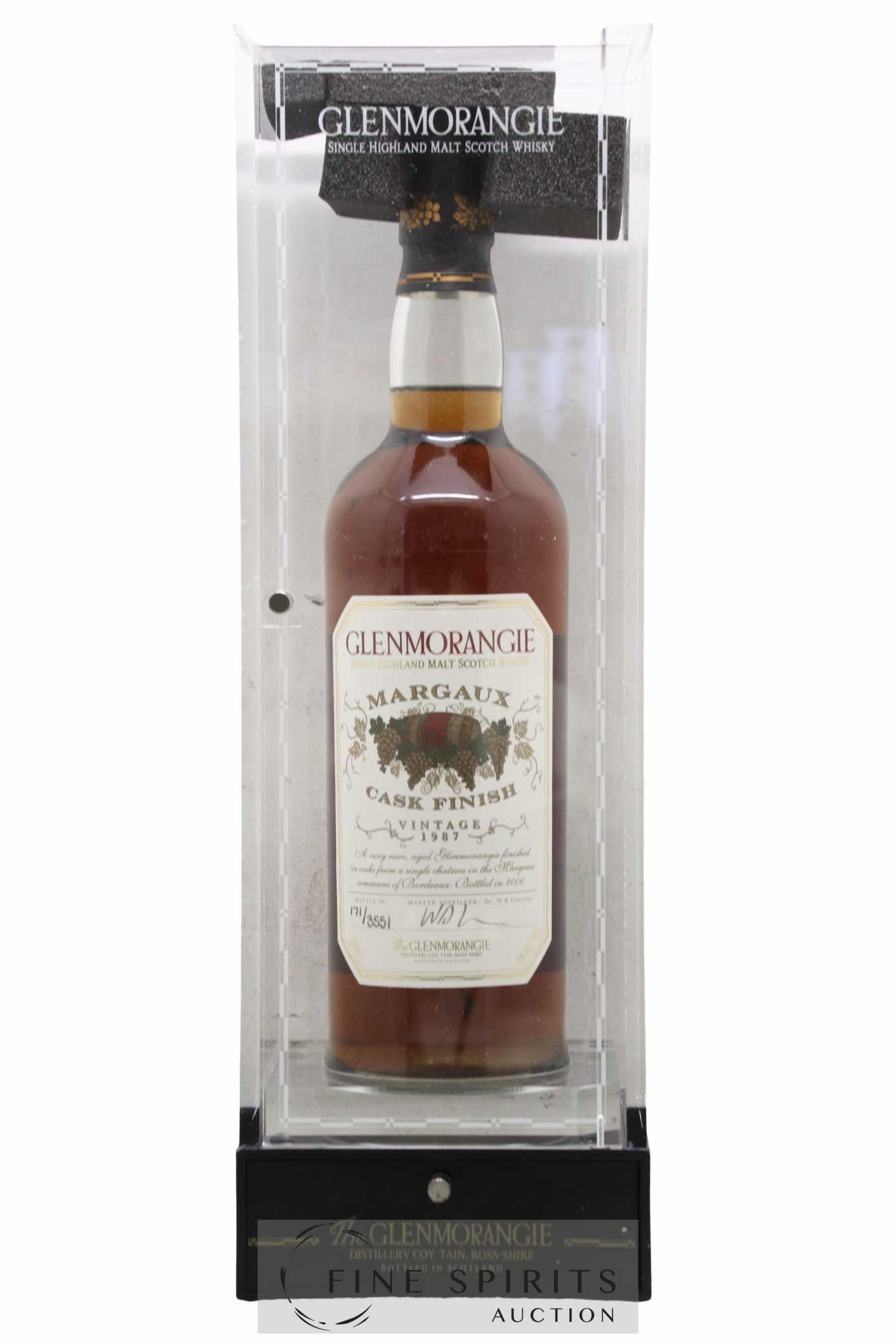 Glenmorangie 1987 Of. Margaux Cask Finish One of 3551 - bottled 2006 (75cl.)