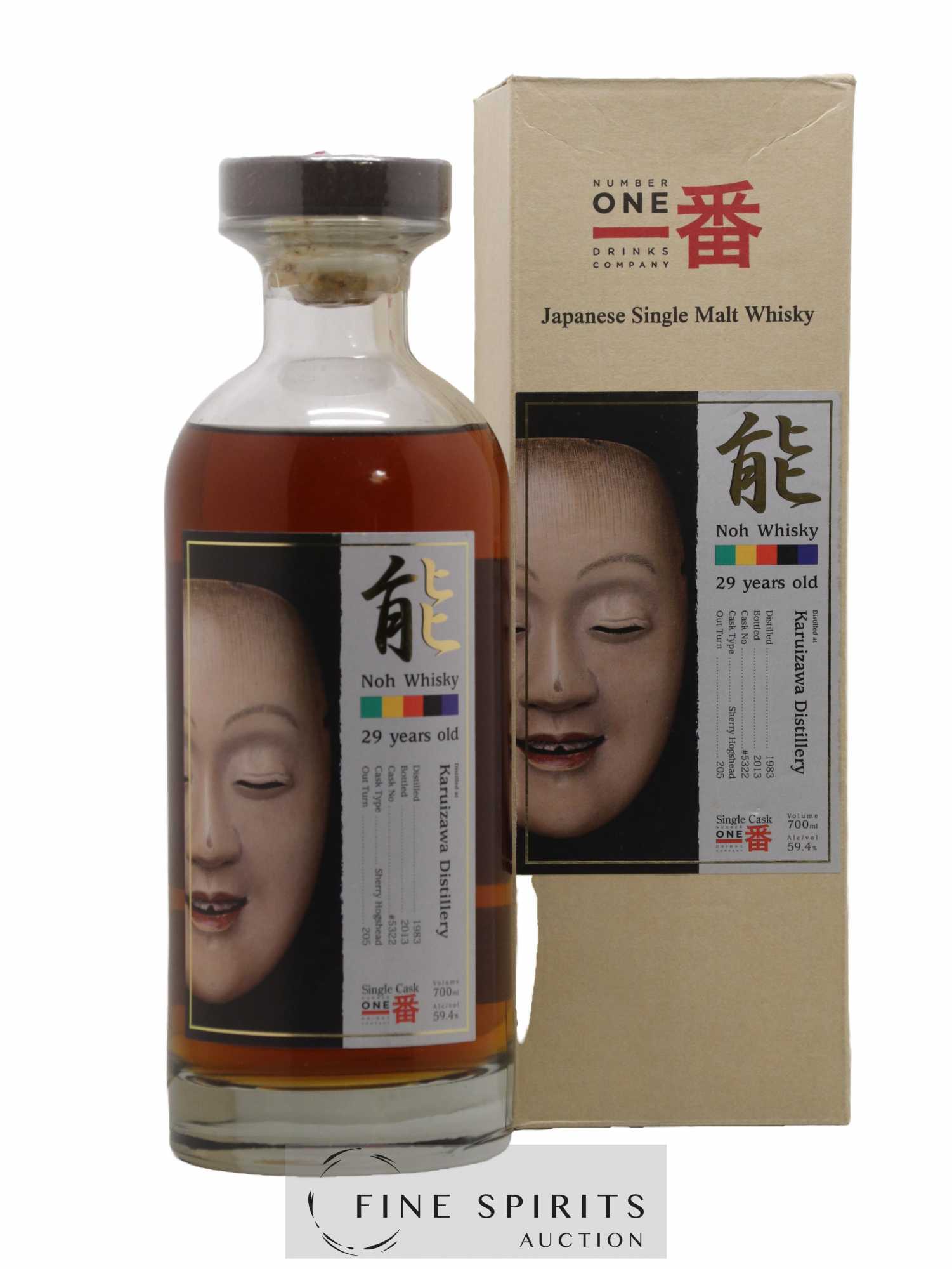 Karuizawa 29 years 1983 Number One Drinks Sherry Hogshead n°5322 - One of 205 - bottled 2013 Noh Label