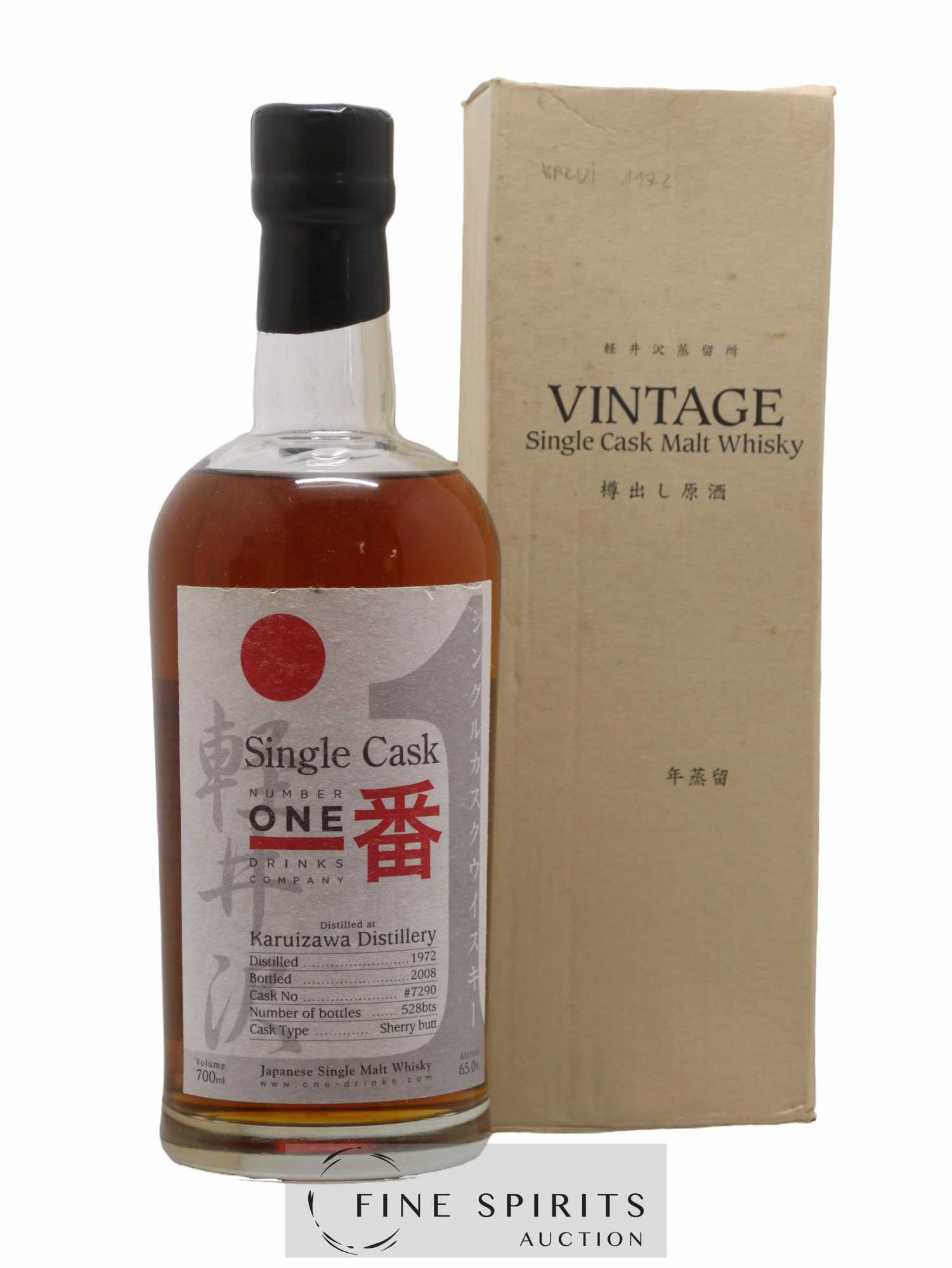 Karuizawa 1972 Number One Drinks Cask n°7290 - One of 528 - bottled 2008