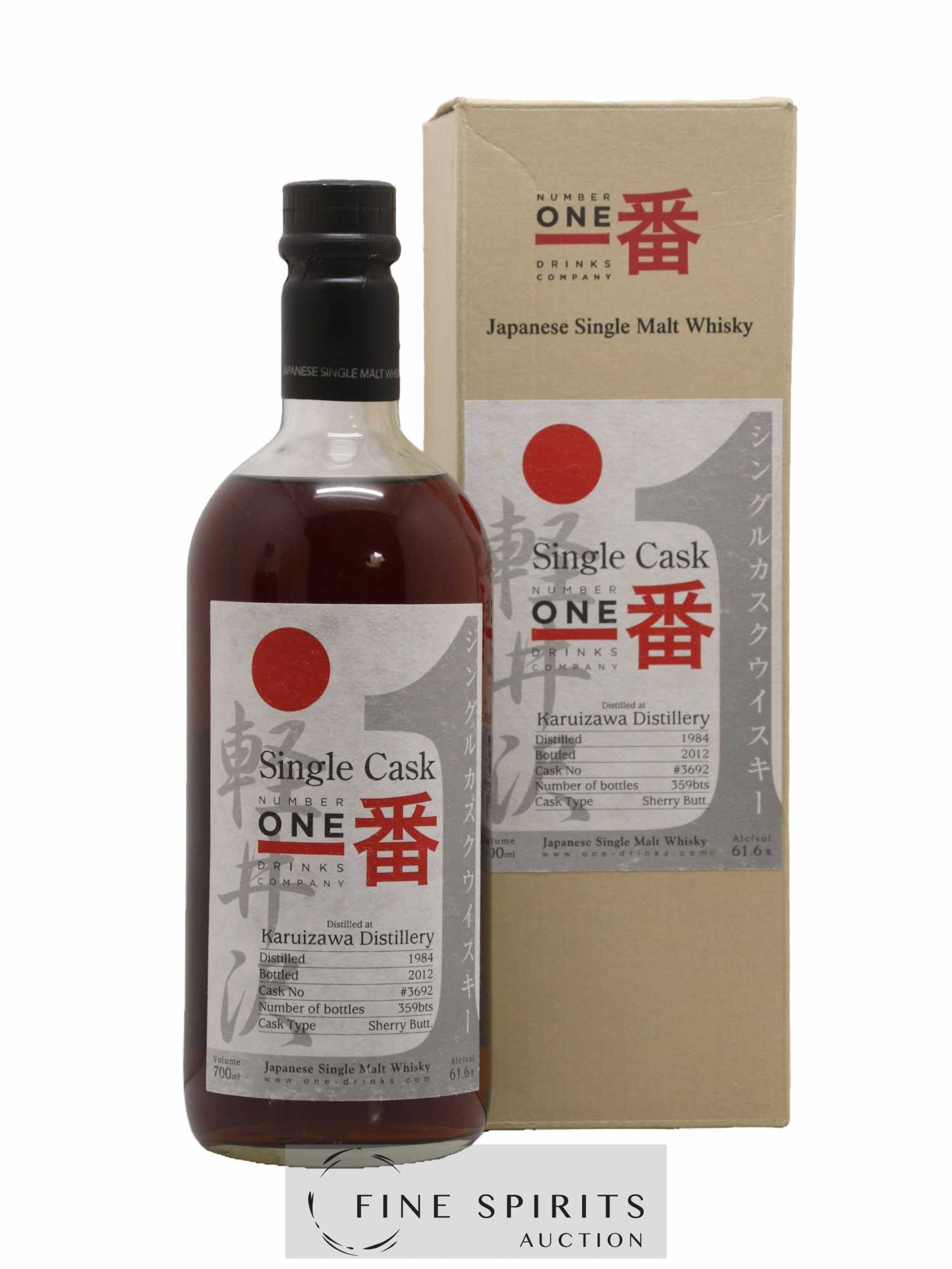 Karuizawa 1984 Number One Drinks Cask n°3692 - One of 359 - bottled 2012
