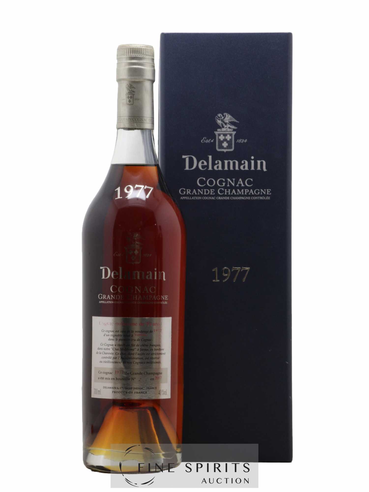 Delamain 40 years 1977 Of. One of 253 - bottled 2017 Chai Millésimé