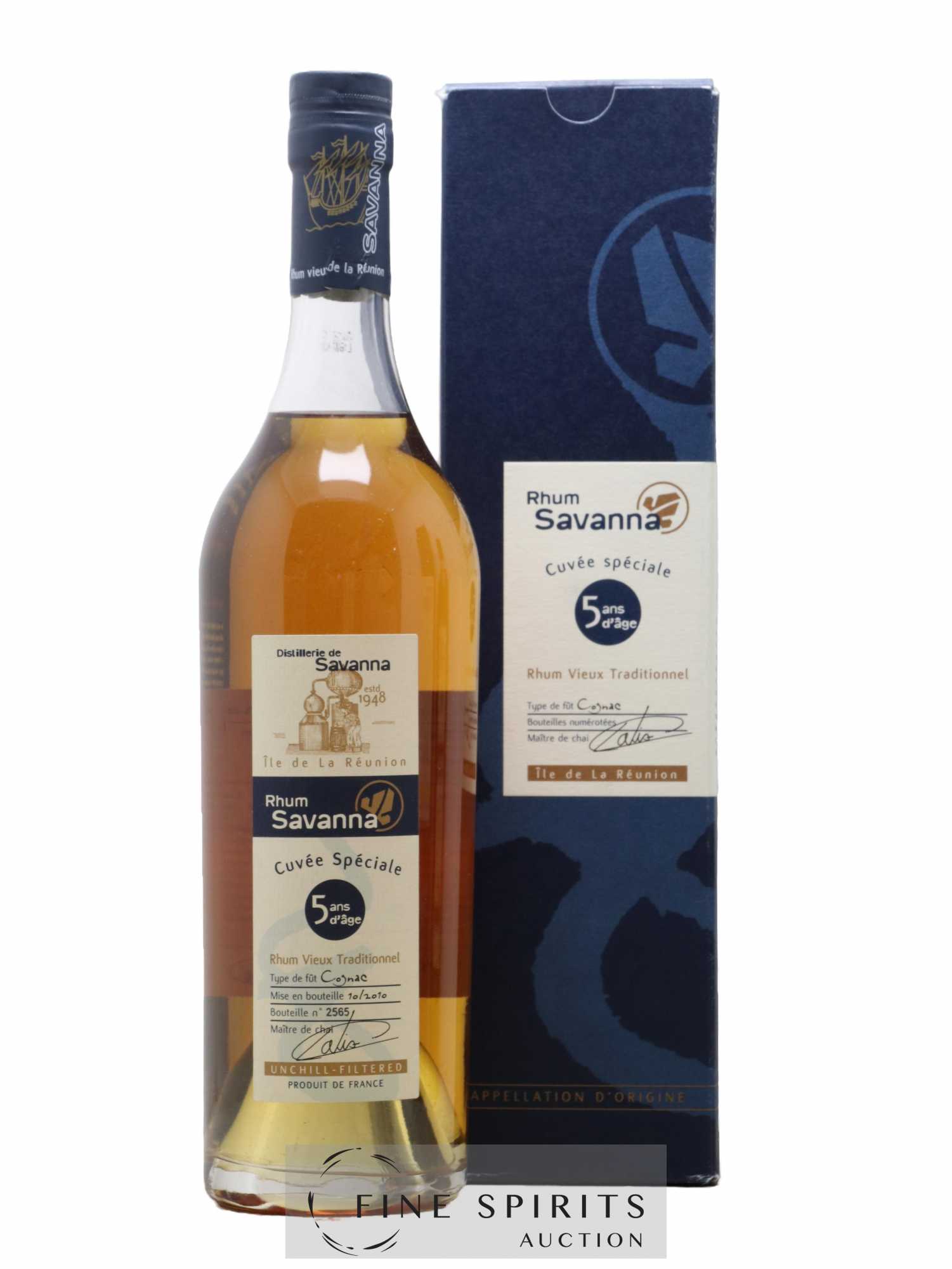 Savanna 5 years Of. Cuvée Spéciale bottled 2010