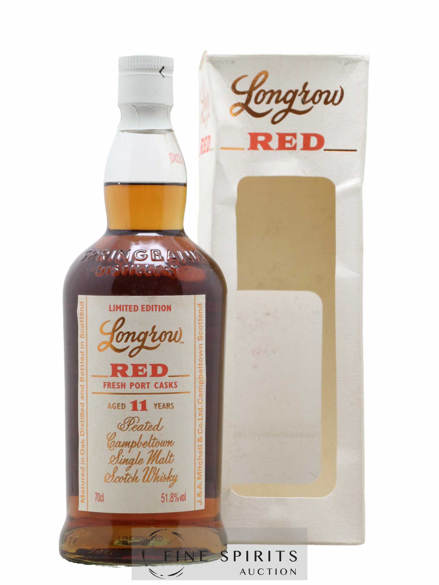 Longrow 11 years Of. Red Fresh Port Casks Limited Edition