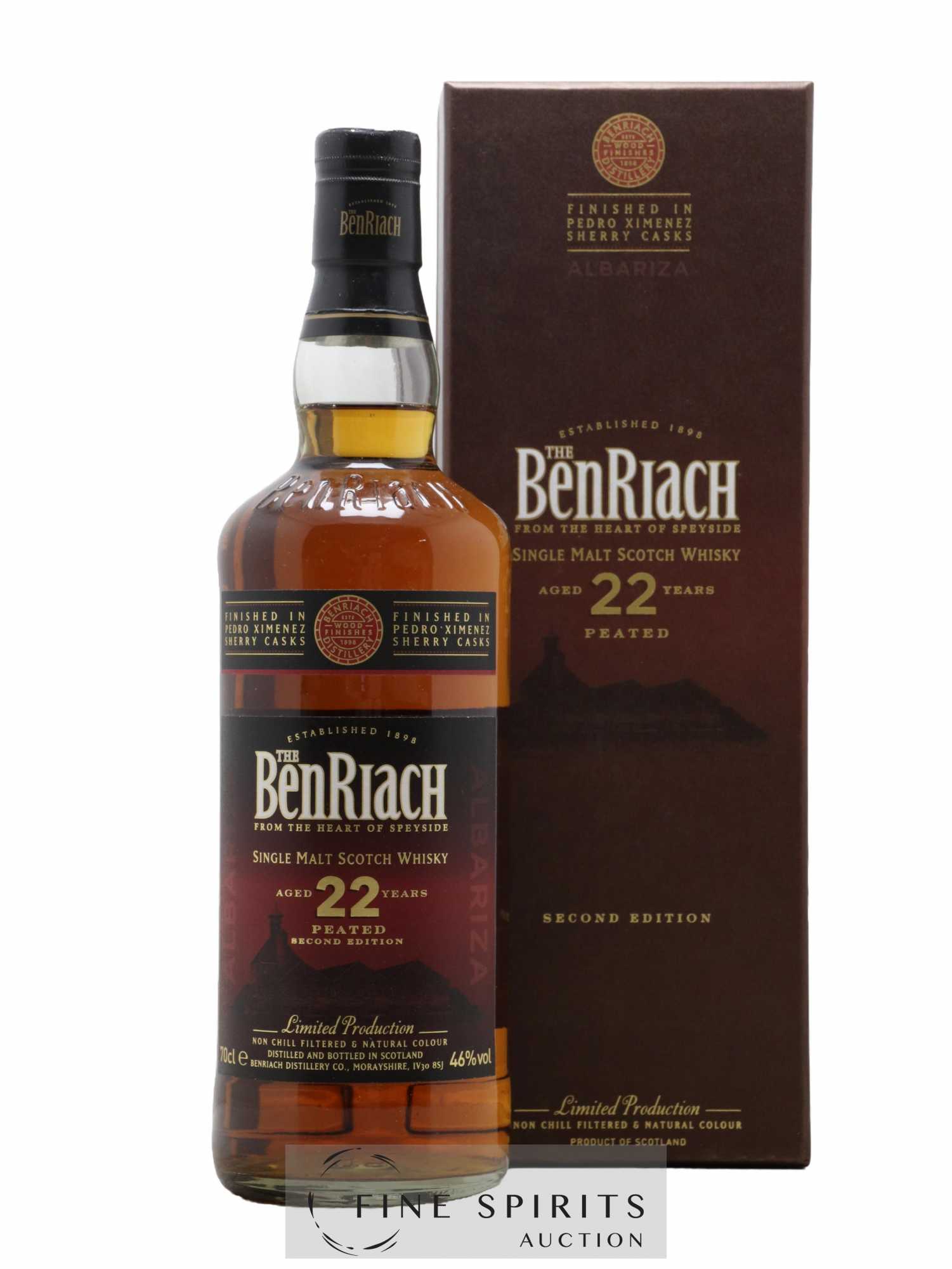 Benriach 22 years Of. Albariza Peated - Second Edition Limited Production
