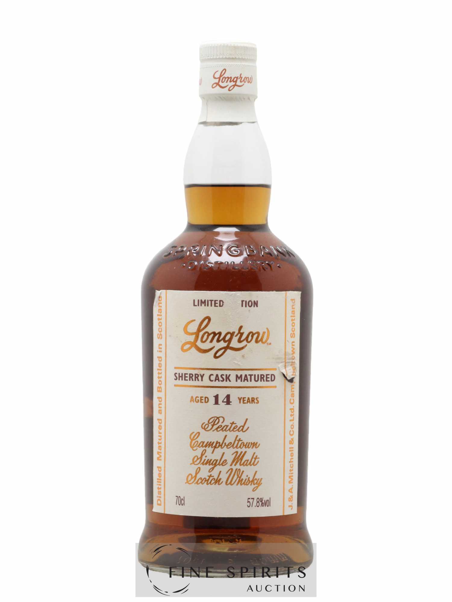 Longrow 14 years 2003 Of. Sherry Cask Matured One of 9000 - bottled 2018 Limited Edition