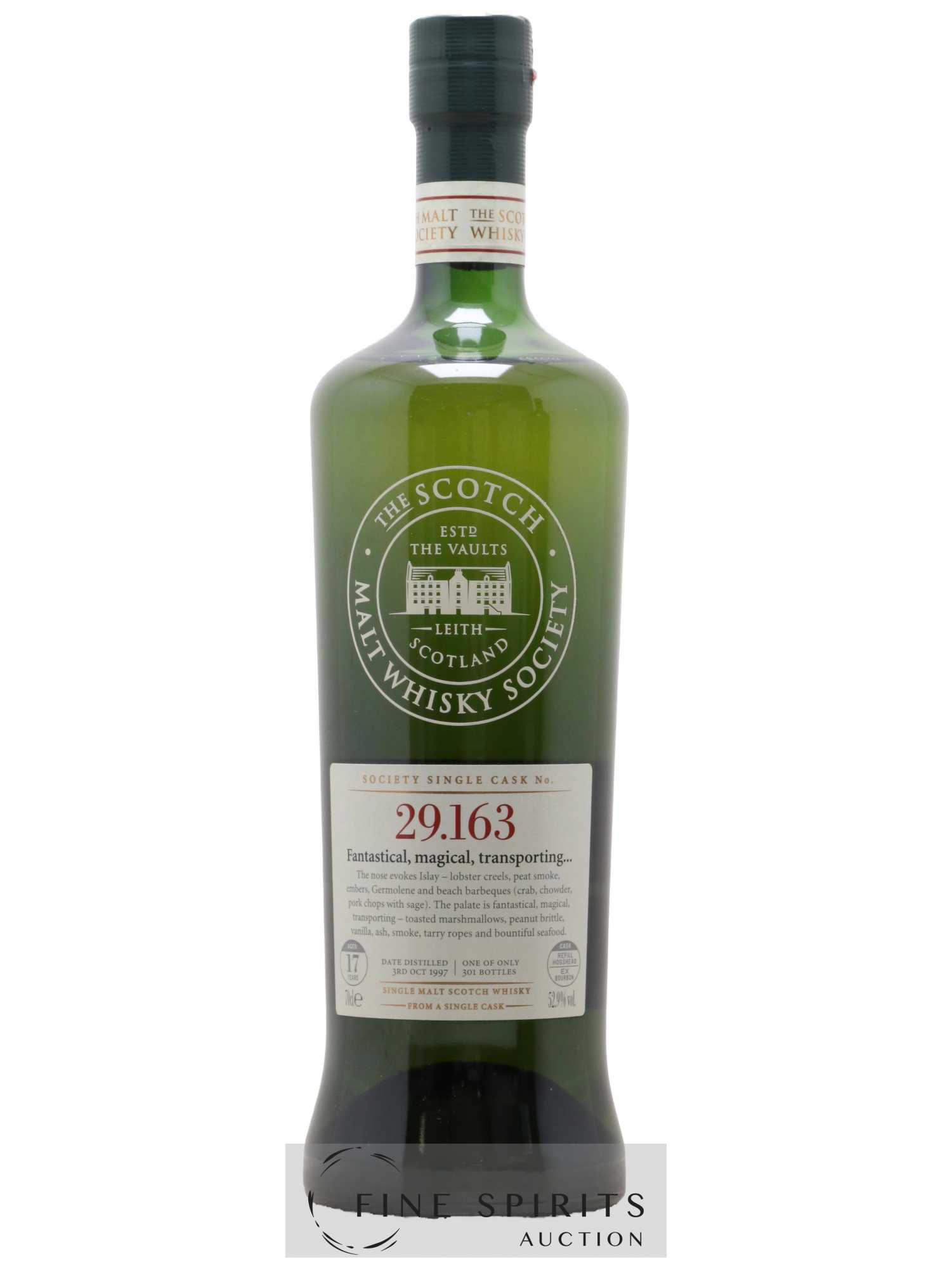 Fantastical Magical Transporting... 17 years 1997 The Scotch Malt Whisky Society Cask n°29.163 - One of 301 - bottled 2015