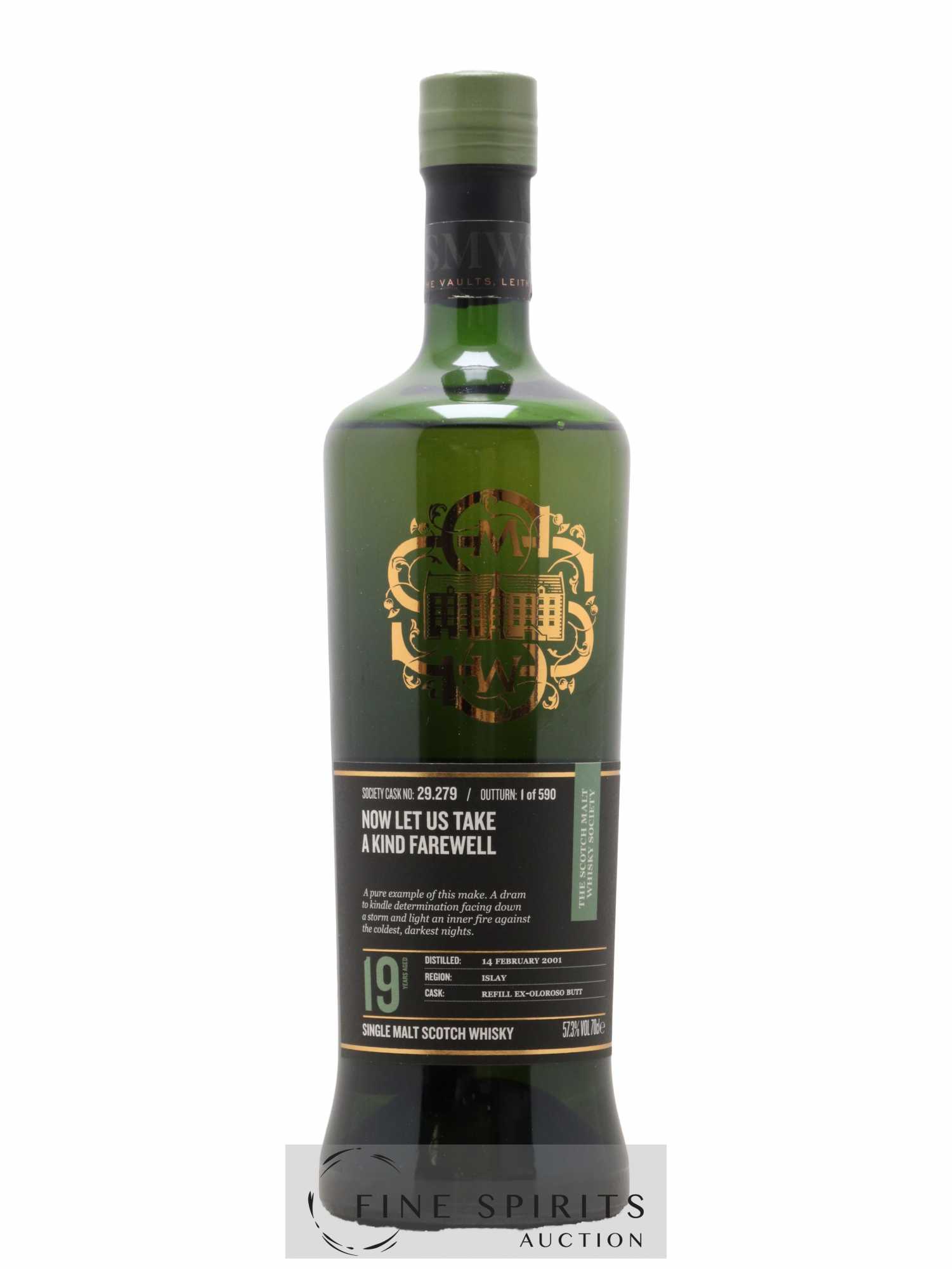 Now Let Us Take a Kind Farewell 19 years 2001 The Scotch Malt Whisky Society Cask n°29.279 - One of 590
