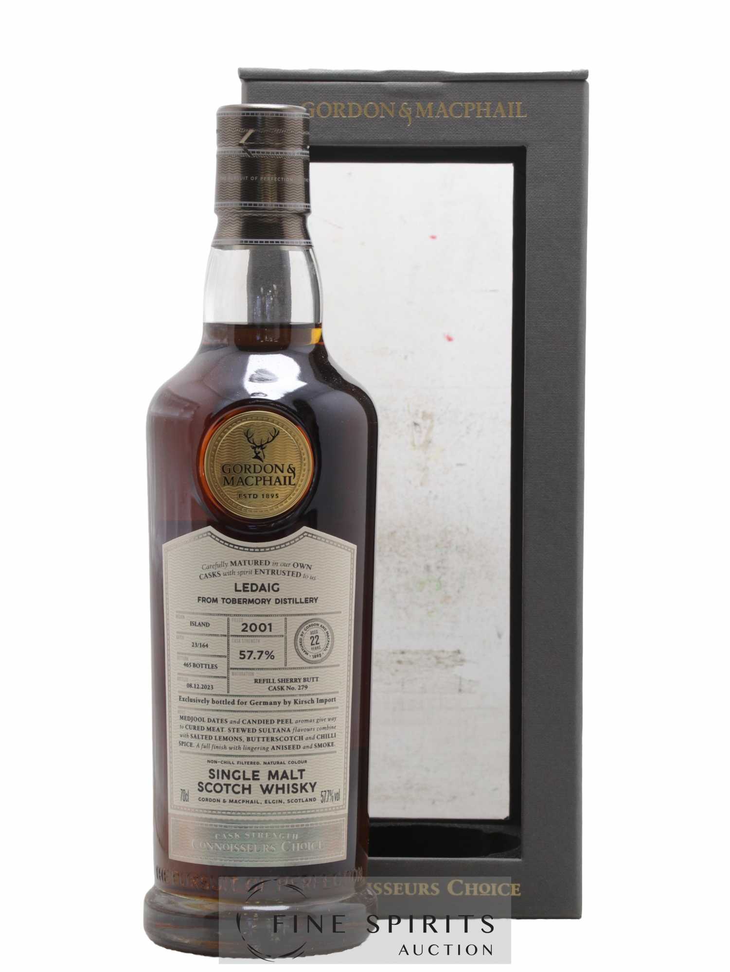 Ledaig 22 years 2001 Gordon & MacPhail Batch 23-164 - One of 465 - bottled 2023 Connoisseurs Choice