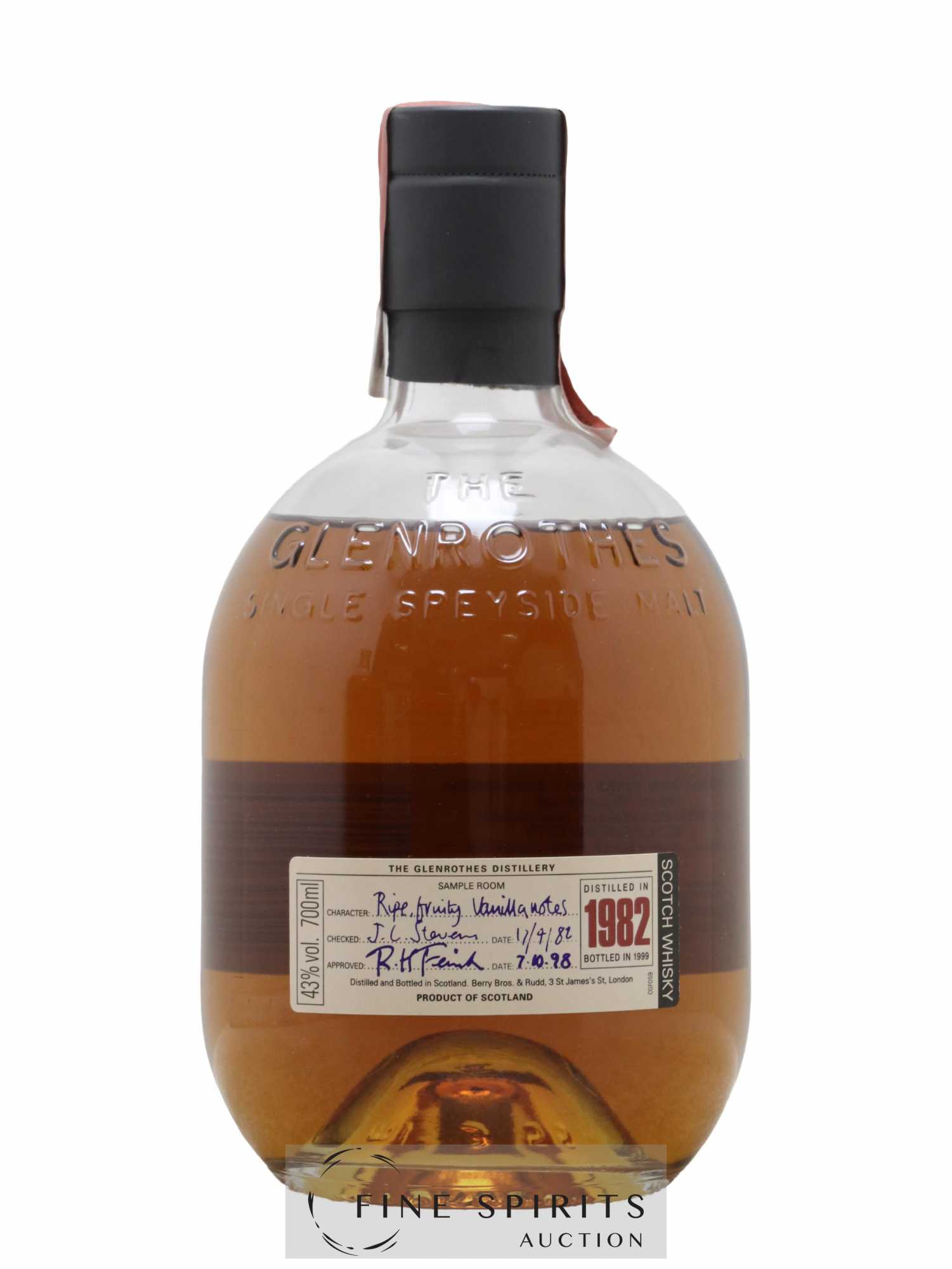 Glenrothes 1982 Of. bottled 1998 Sample Room