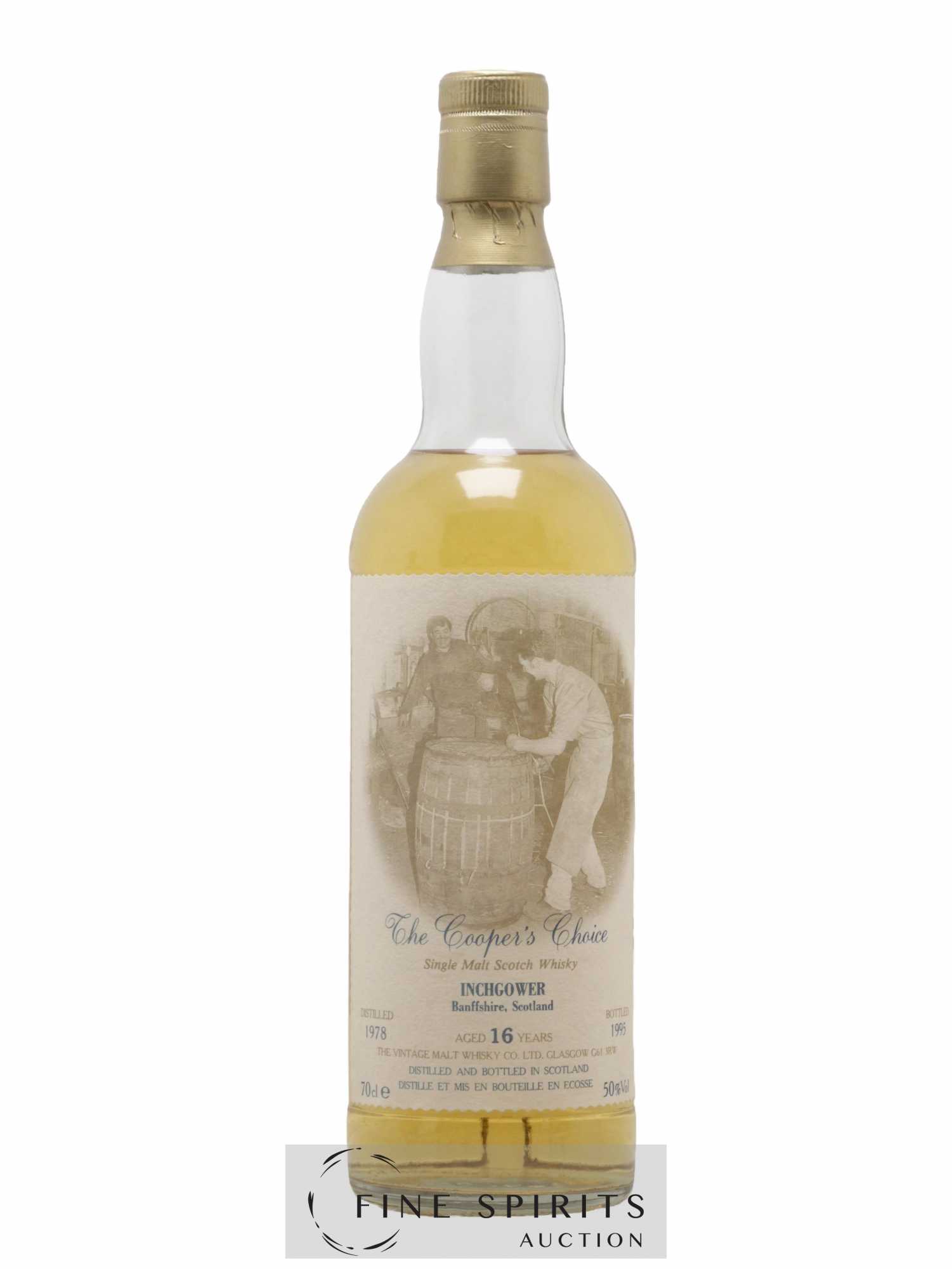 Inchgower 16 years 1978 The Vintage Malt Whisky Co. Ltd. The Cooper'S Choice bottled 1995