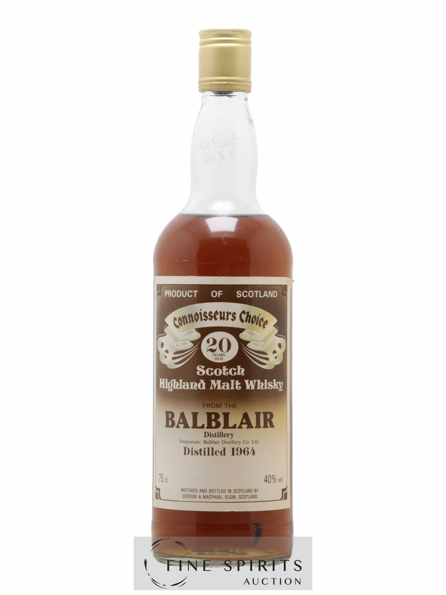 Balblair 20 years 1964 Gordon & MacPhail Connoisseurs Choice (75cl.)