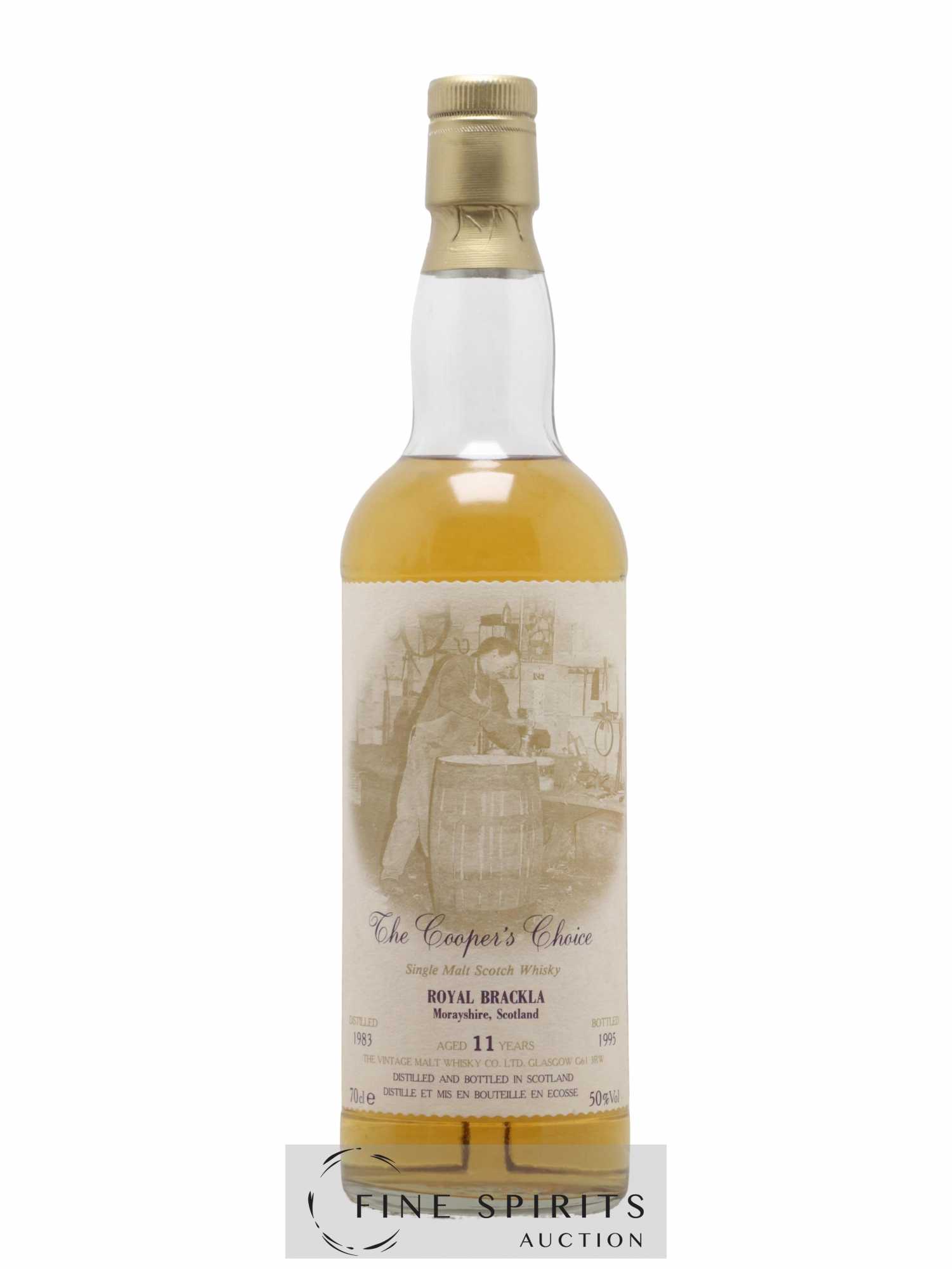 Royal Brackla 11 years 1983 The Vintage Malt Whisky Co. Ltd. The Cooper'S Choice bottled 1995