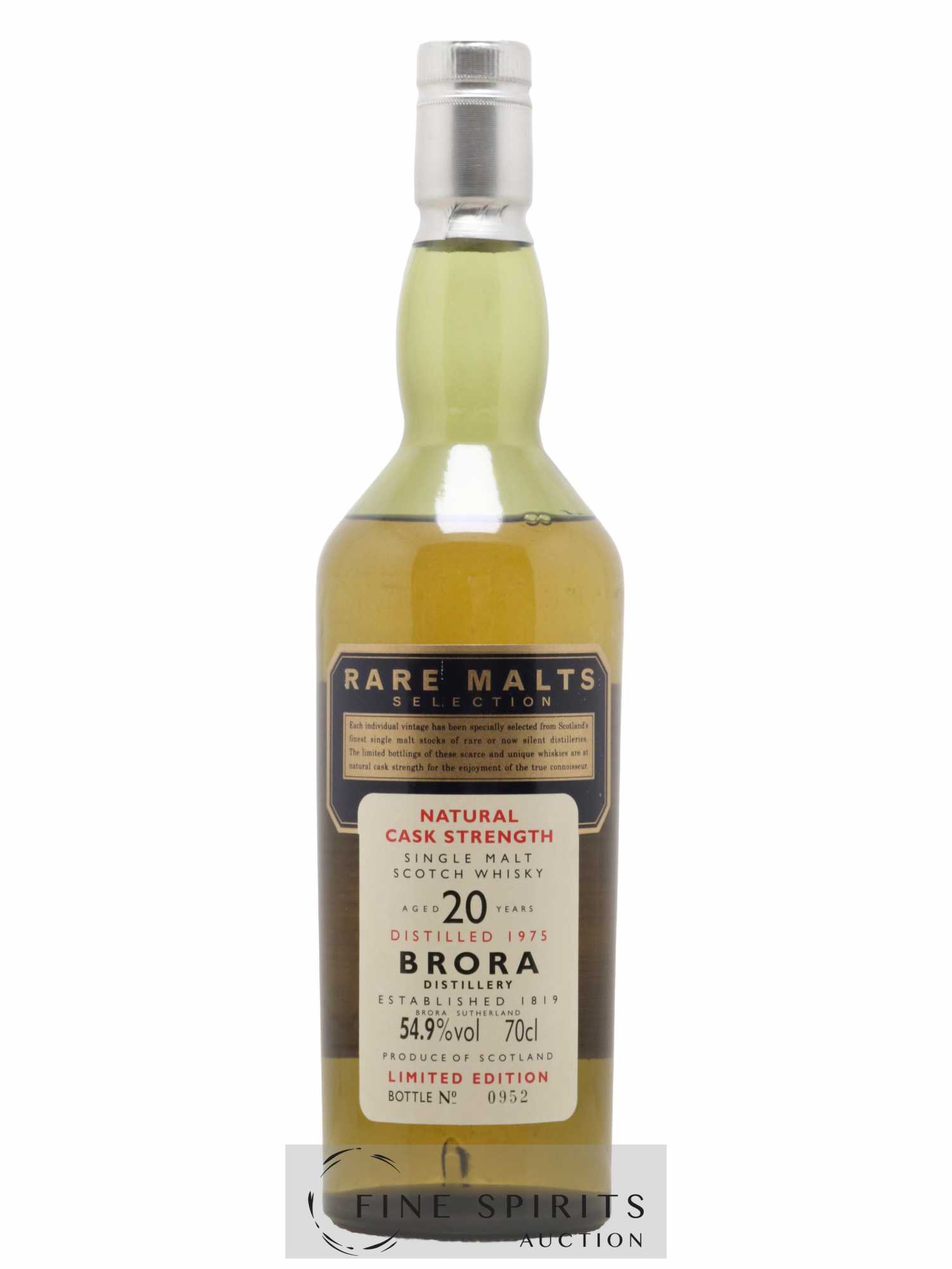 Brora 20 years 1975 Of. Rare Malts Selection Natural Cask Strengh Limited Edition