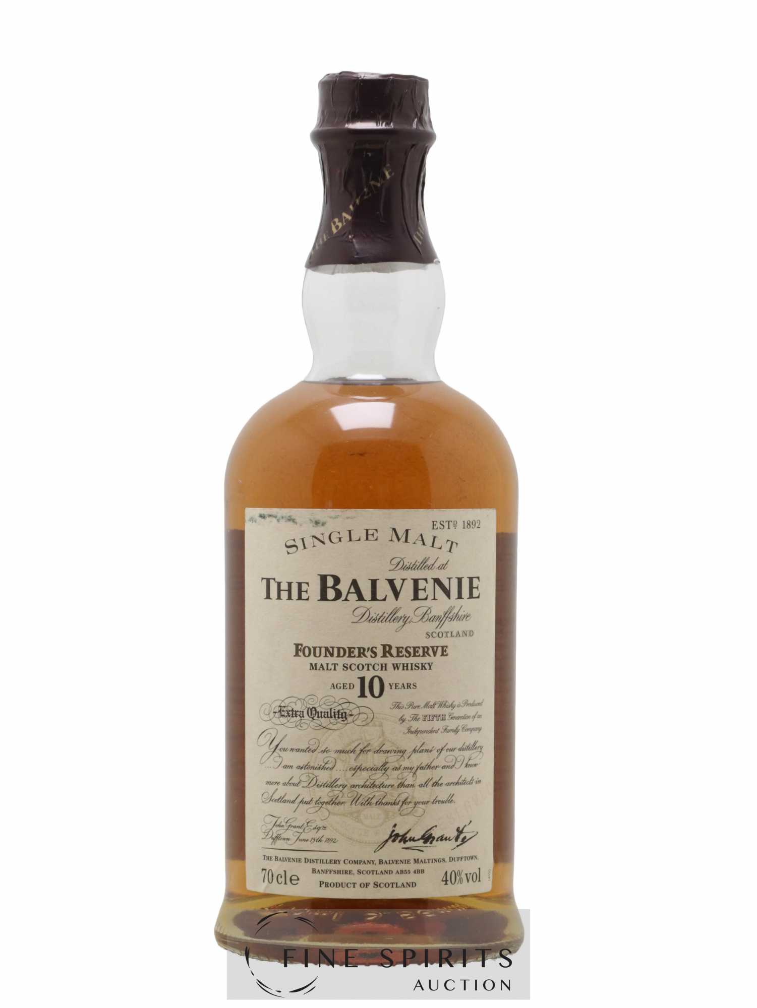 Balvenie 10 years Of. Founder's Reserve (70cl.)