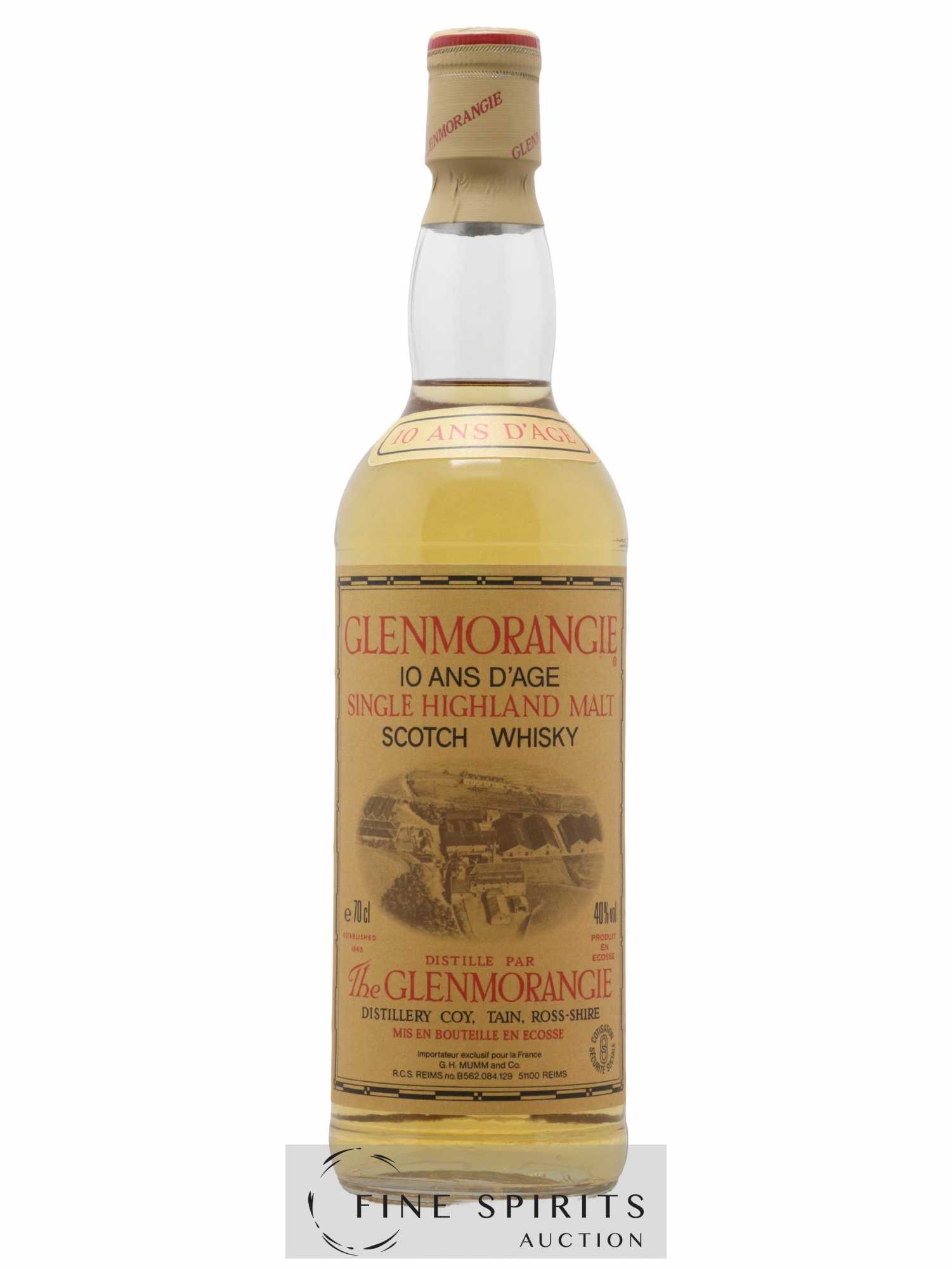 Glenmorangie 10 years Of. Mumm and Co. Import