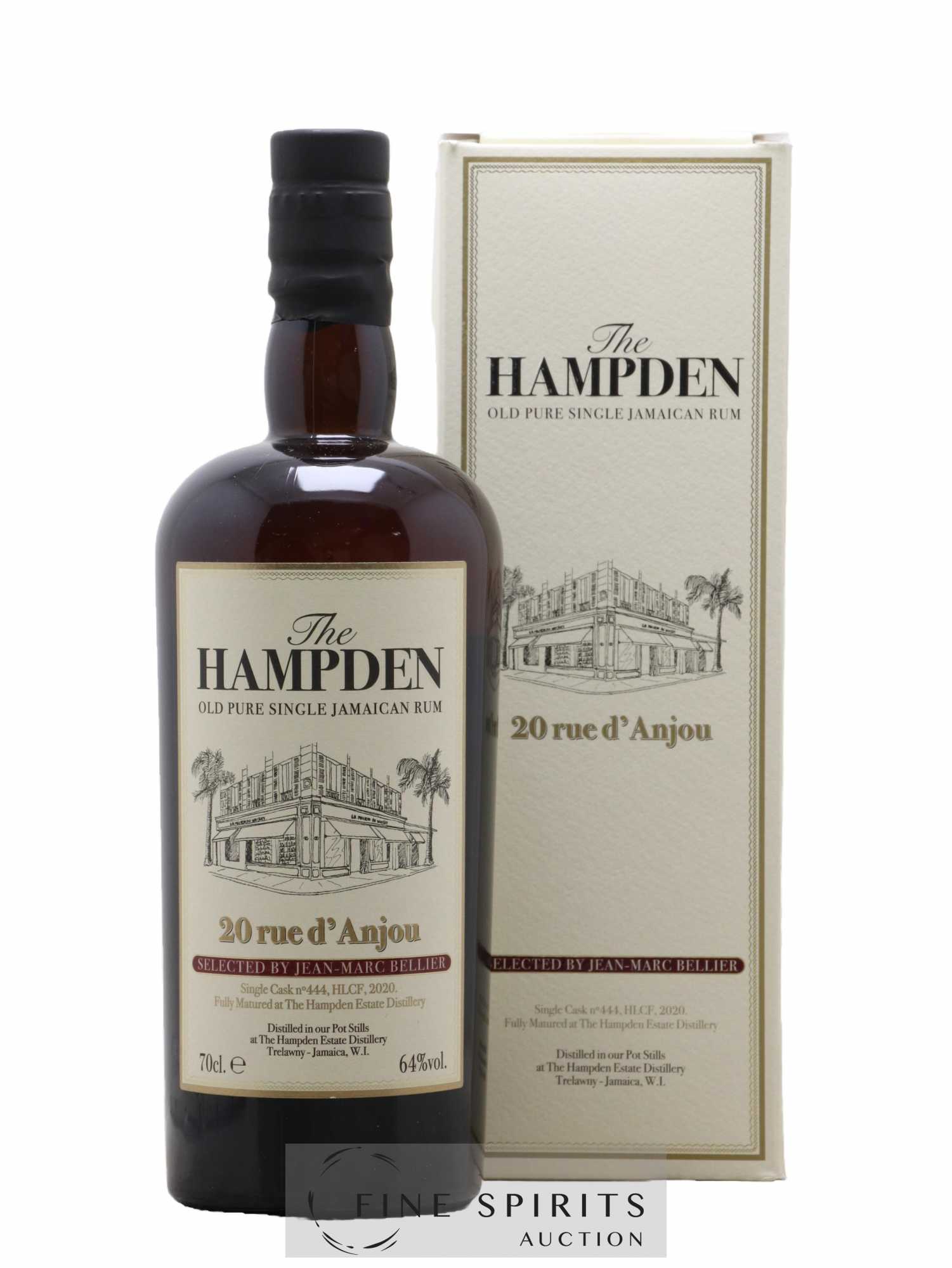 Hampden Velier 20 rue d'Anjou Single Cask n°444 - HLCF - 2020 Jean-Marc Bellier