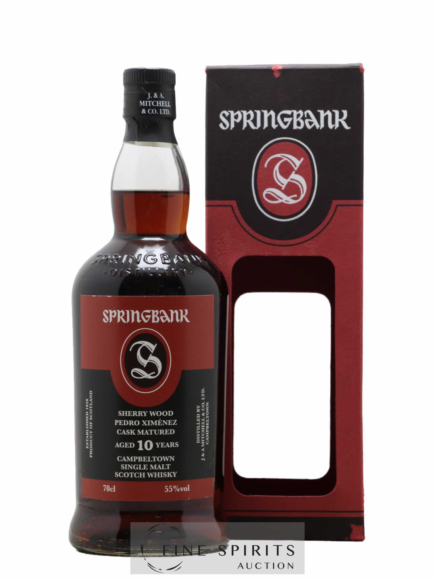 Springbank 10 years 2012 Of. Sherry Wood Pedro Ximénez Cask matured - One of 10800 - bottled 2022