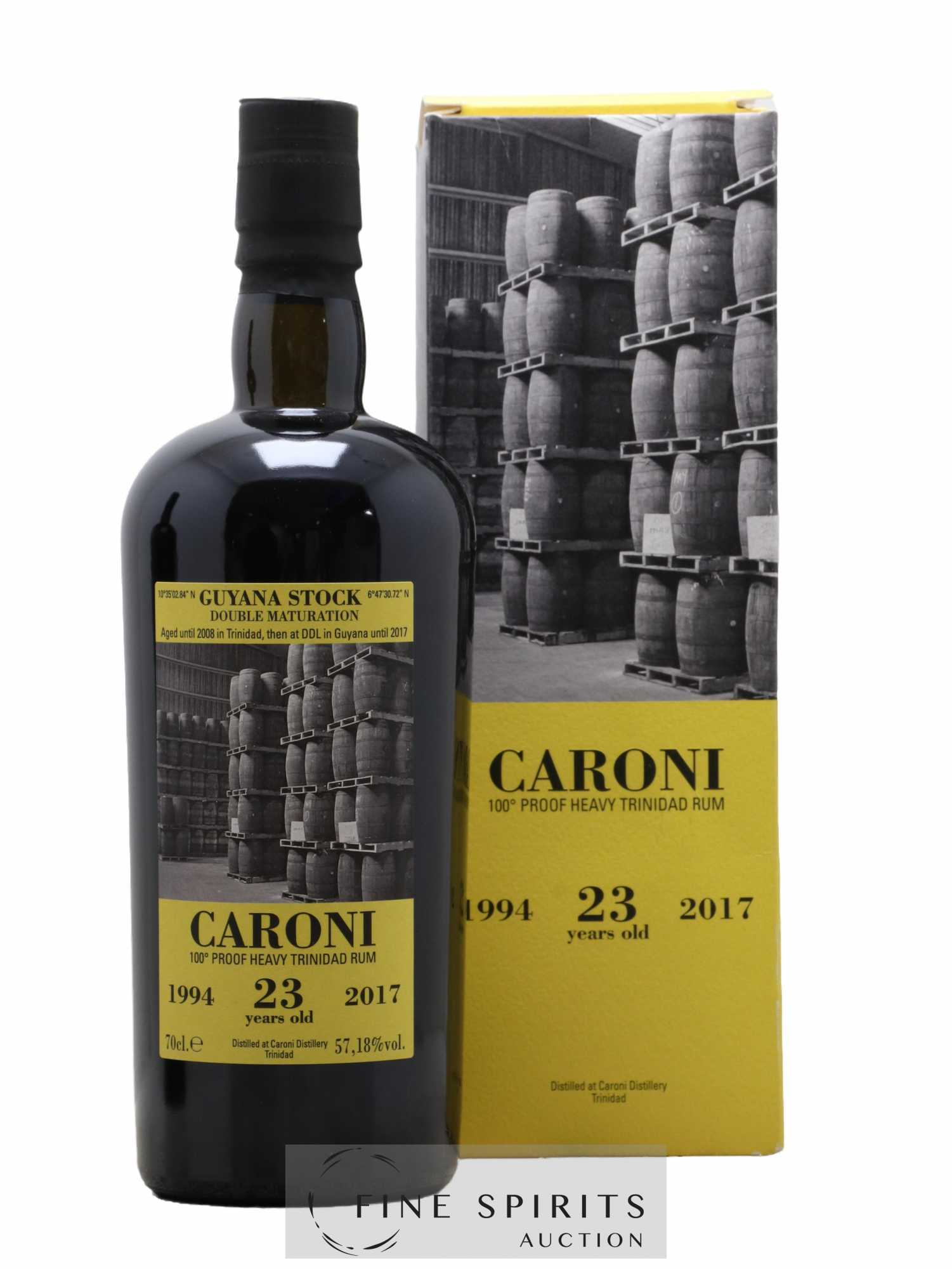 Caroni 23 years 1994 Velier 36th Release Double Maturation - bottled 2017 Guyana Stock