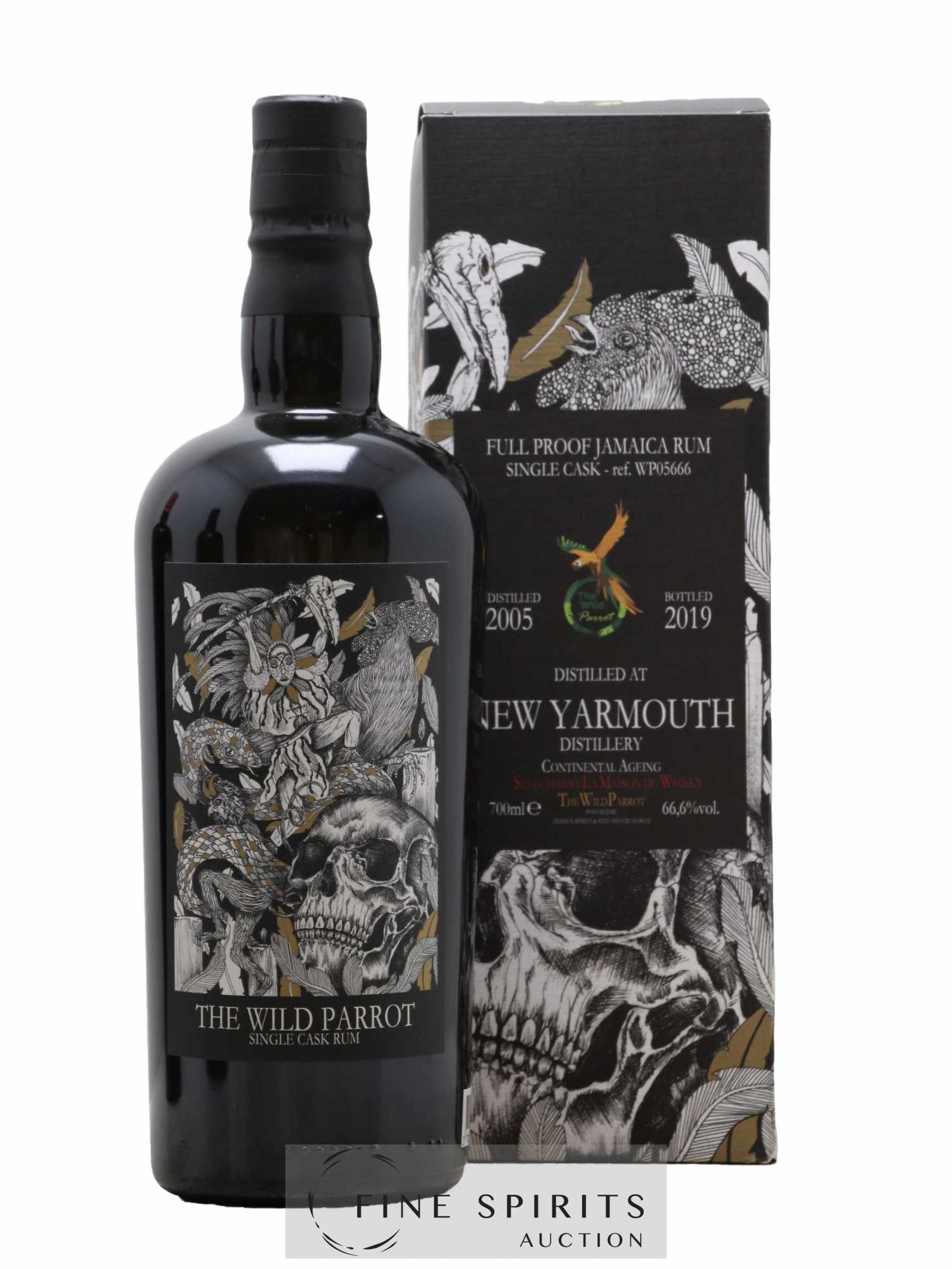 New Yarmouth 13 years 2005 Hidden Spirits The Wild Parrot Single Cask Ref. WP05666 - bottled 2019 LMDW