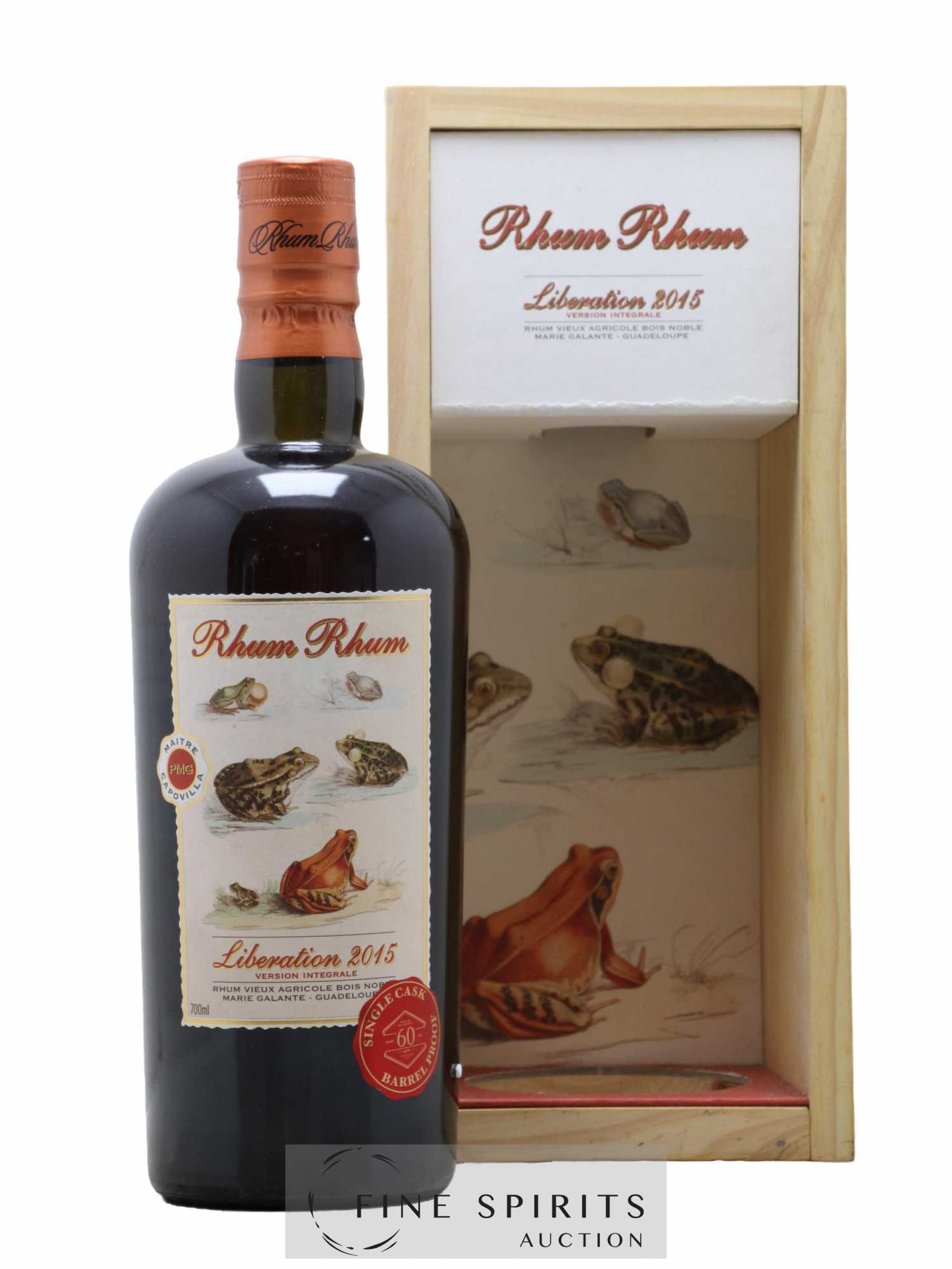 Rhum Rhum Of. PMG - Maitre Capovilla Libération 2015 Single Cask - One of 288 LMDW 60th Anniversary Version Intégrale
