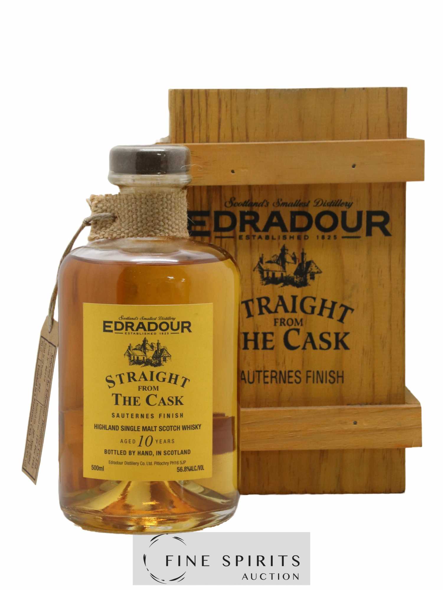 Edradour 10 years 1993 Of. Straight from the Cask Sauternes Finish - One of 442 - bottled 2004 (50cl.)