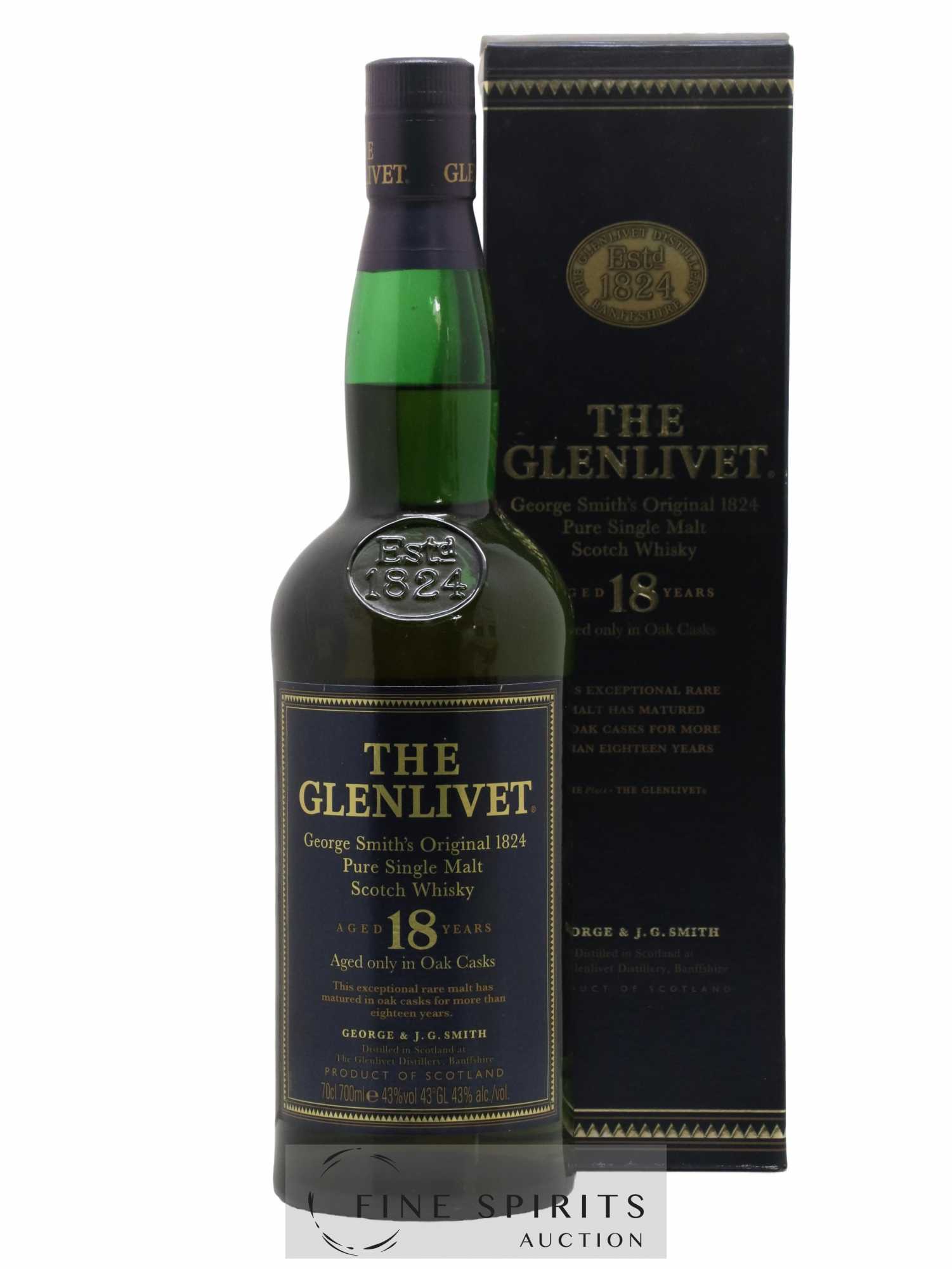Glenlivet (The) 18 years Of. Aged only in Oak Casks