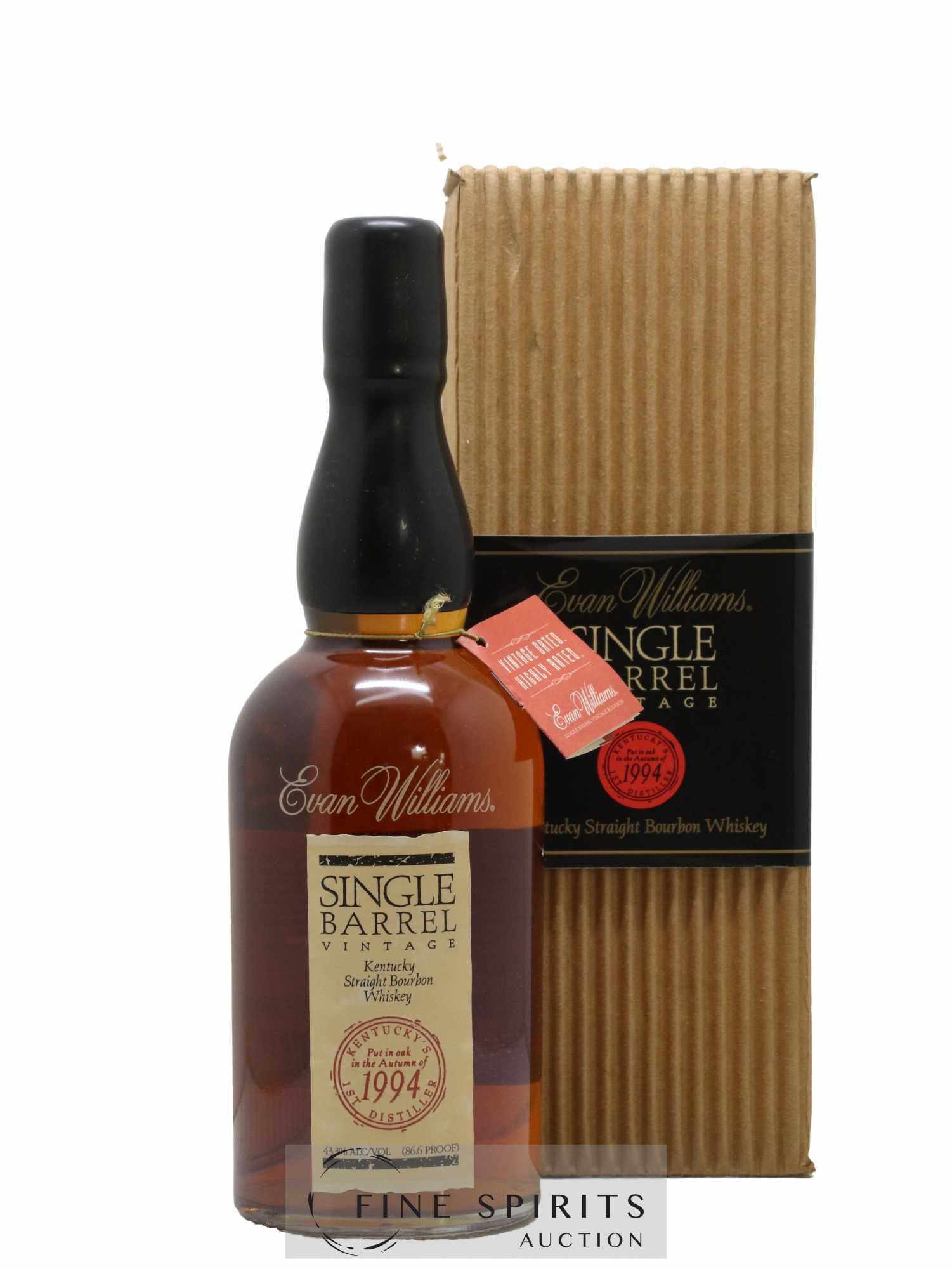 Evan Williams 1994 Of. Single Barrel Vintage