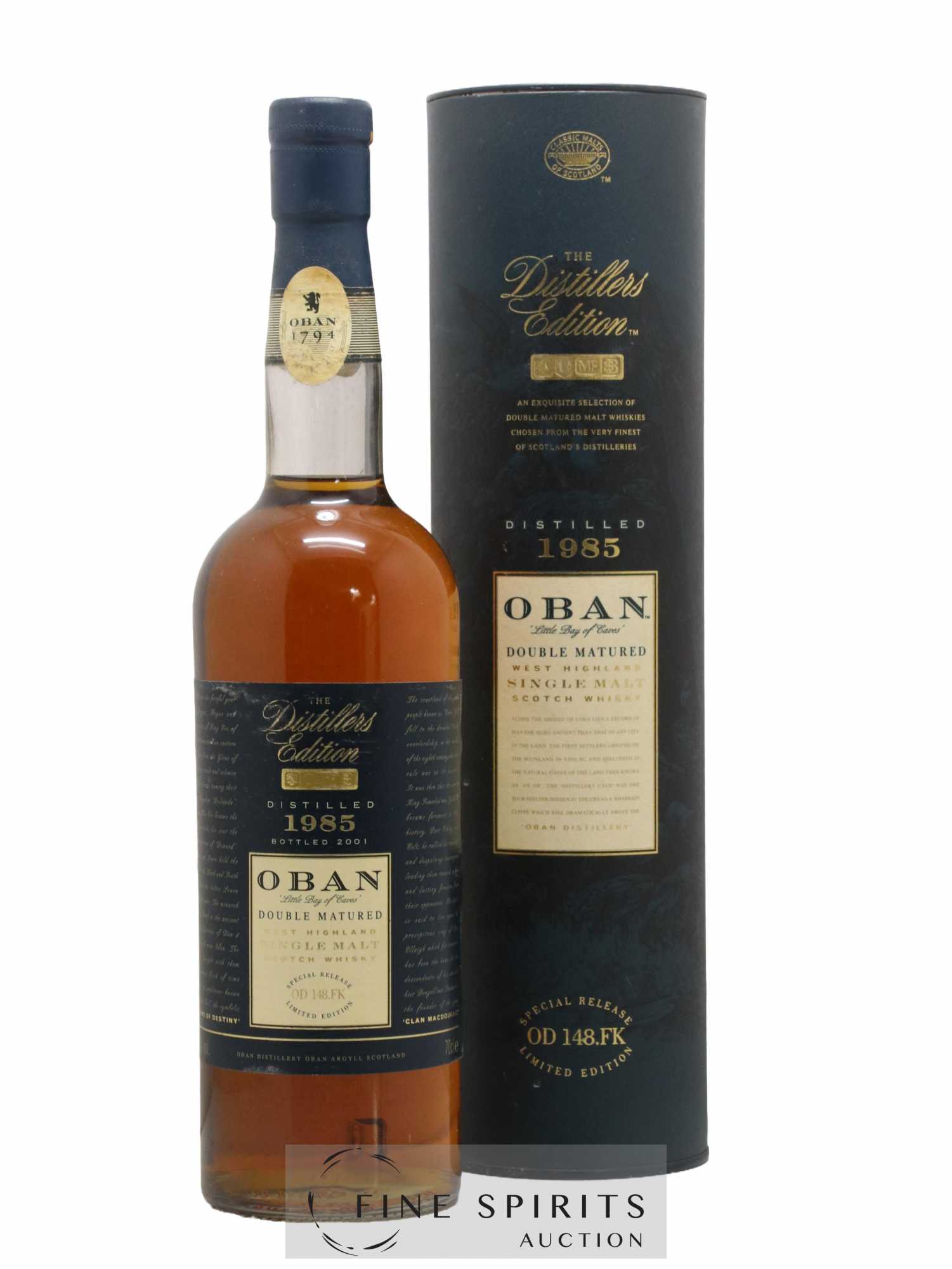 Oban 1985 Of. The Distillers Edition Special Release OD 148.FK - bottled 2001 Limited Edition