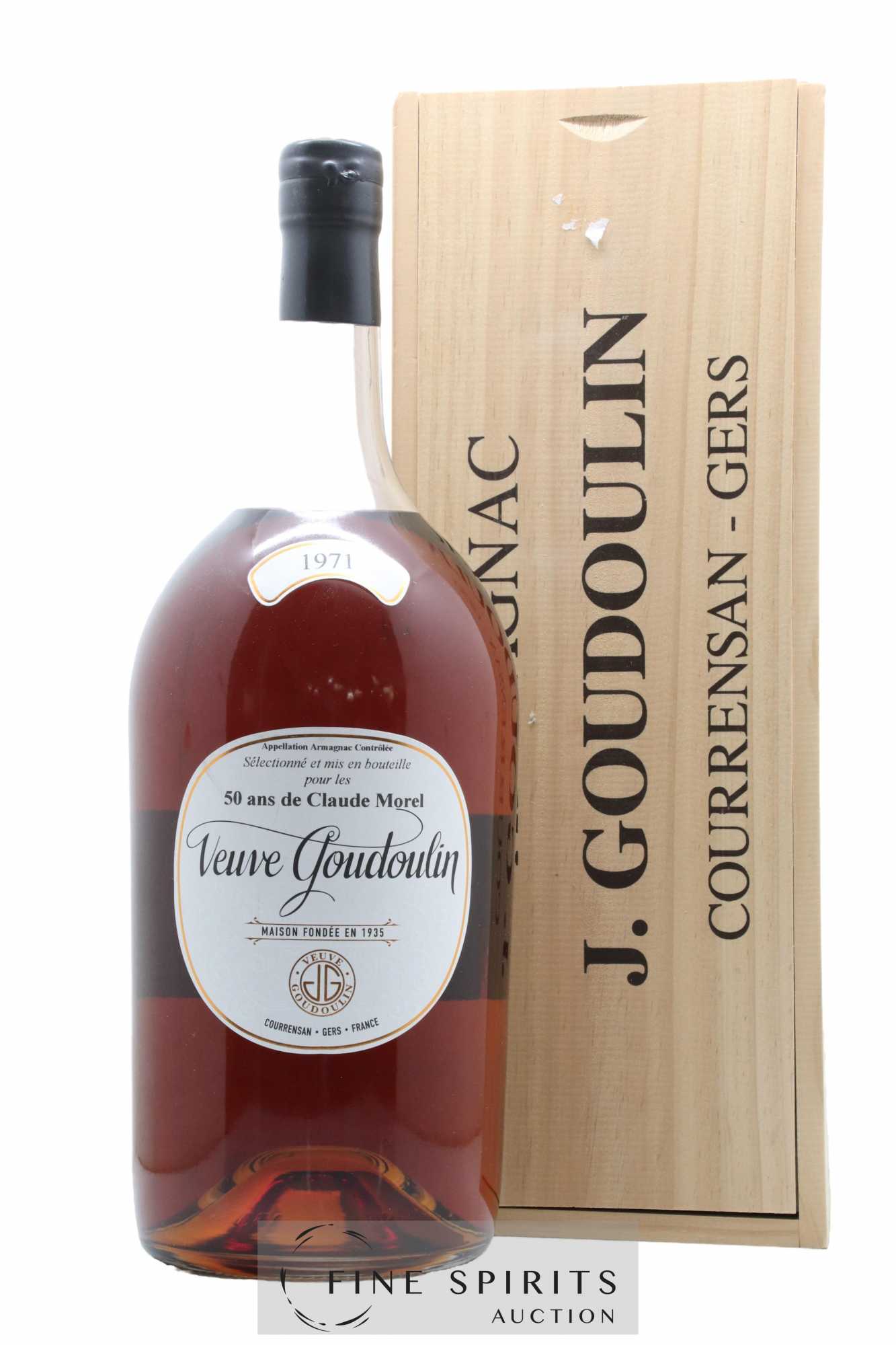 Veuve J. Goudoulin 30 years 1971 Of. bottled 2021 (2.5L)