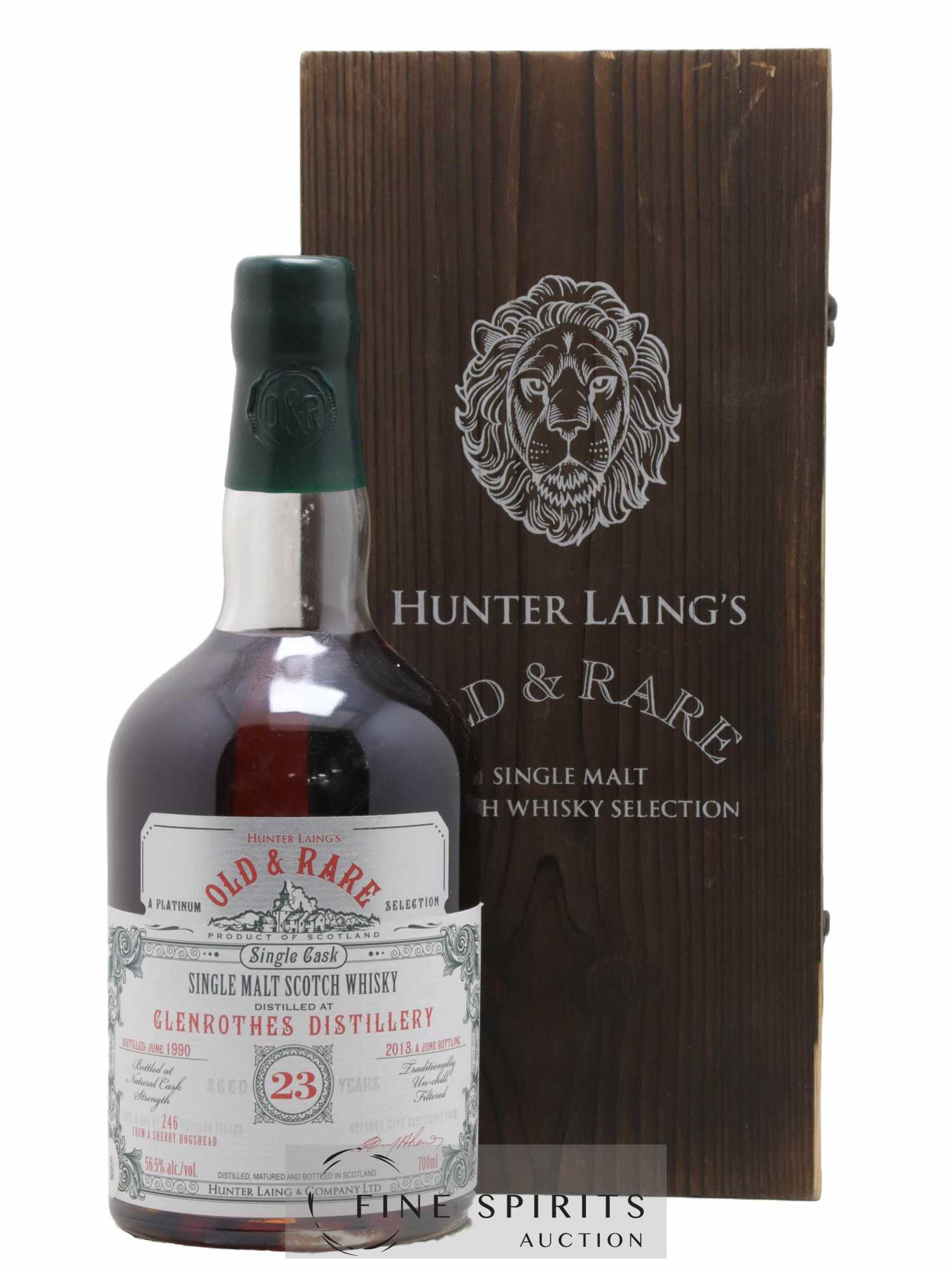 Glenrothes 23 years 1990 Hunter Laing One of 246 - bottled 2013 Old & Rare