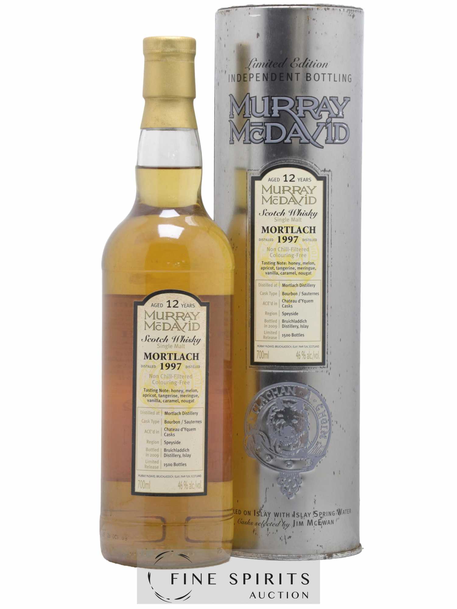 Mortlach 12 years 1997 Murray Mc David One of 1500