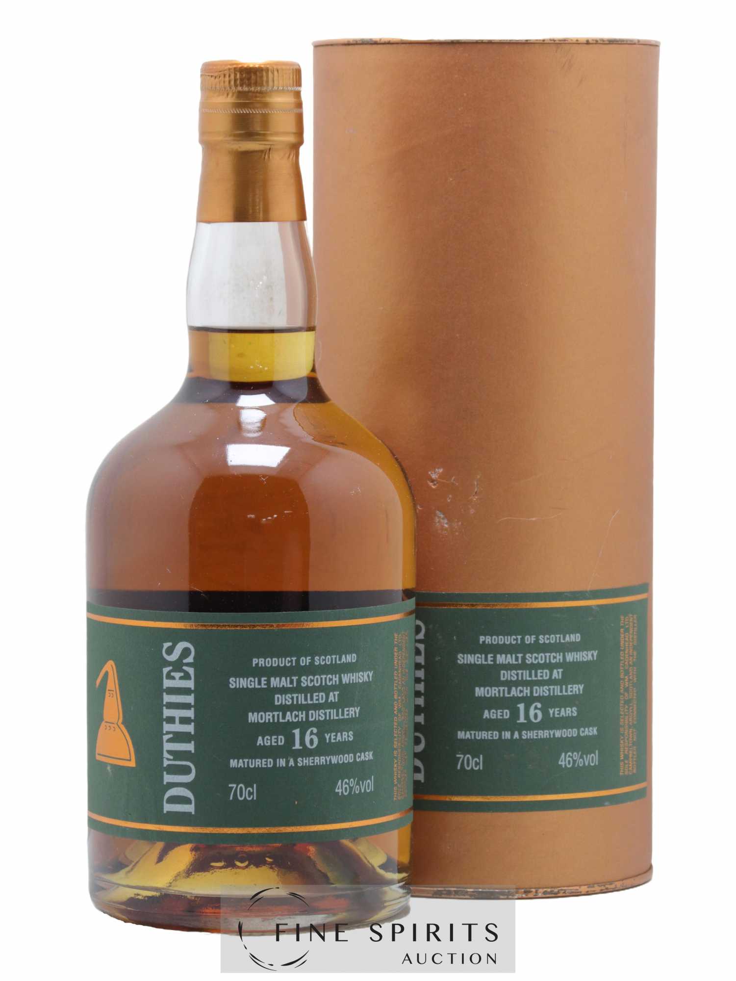 Mortlach 16 years Cadenhead's Duthies Sherry Wood Cask