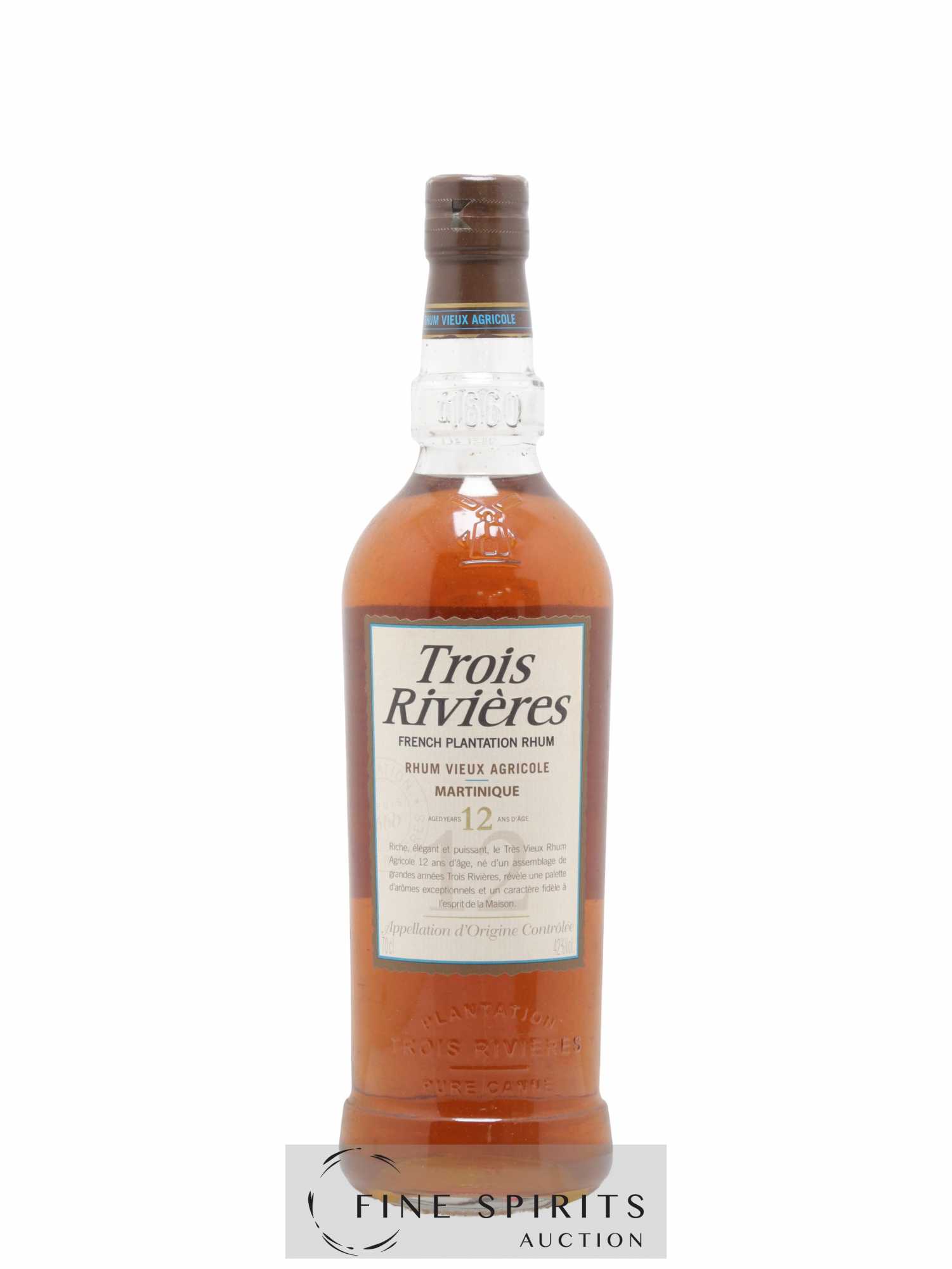 Acheter Trois Rivières 12 years Of. (lot: 2687)