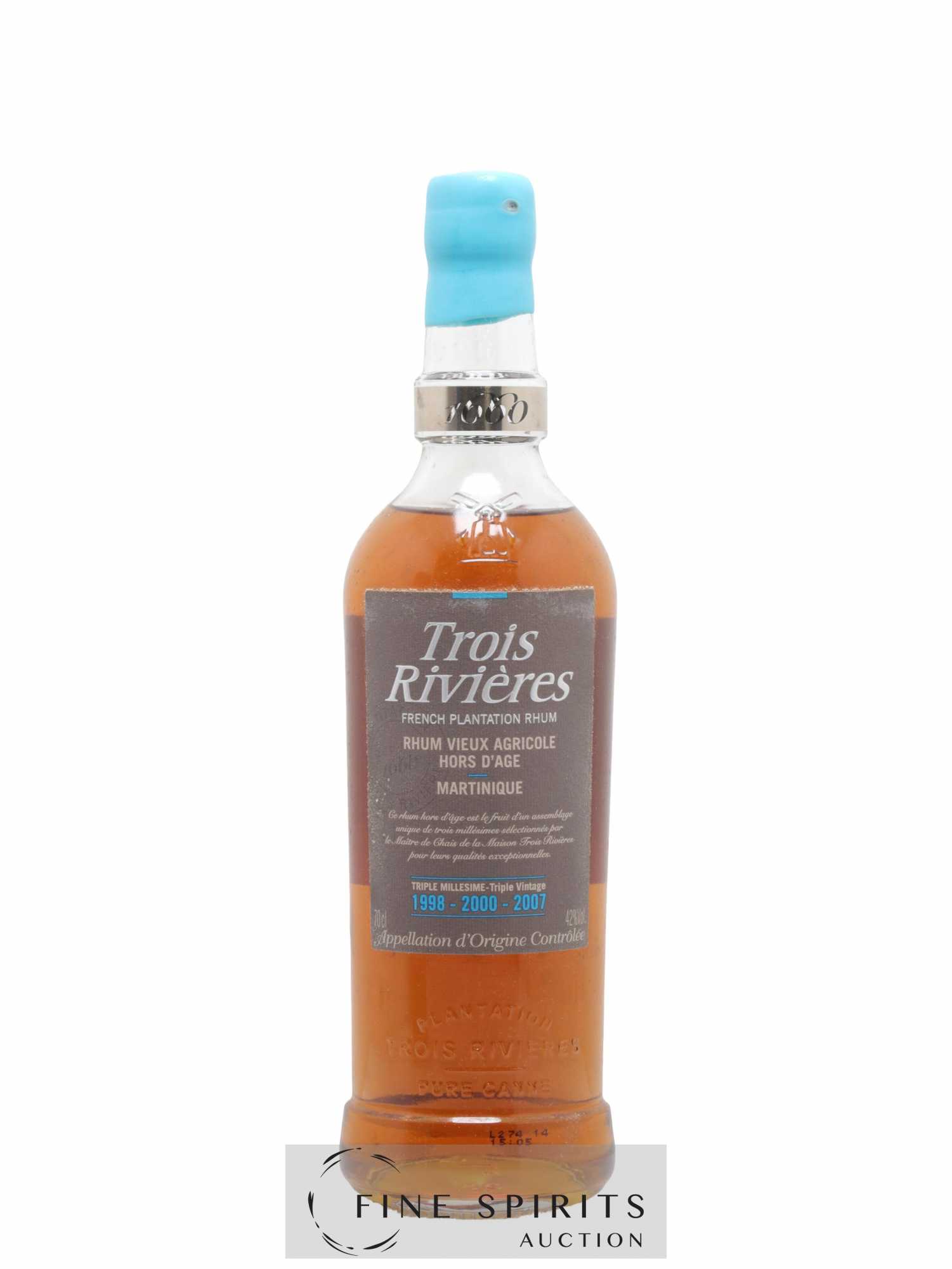 Acheter Trois Rivières Of. Triple Millesime 1998-2000-2007 Hors d