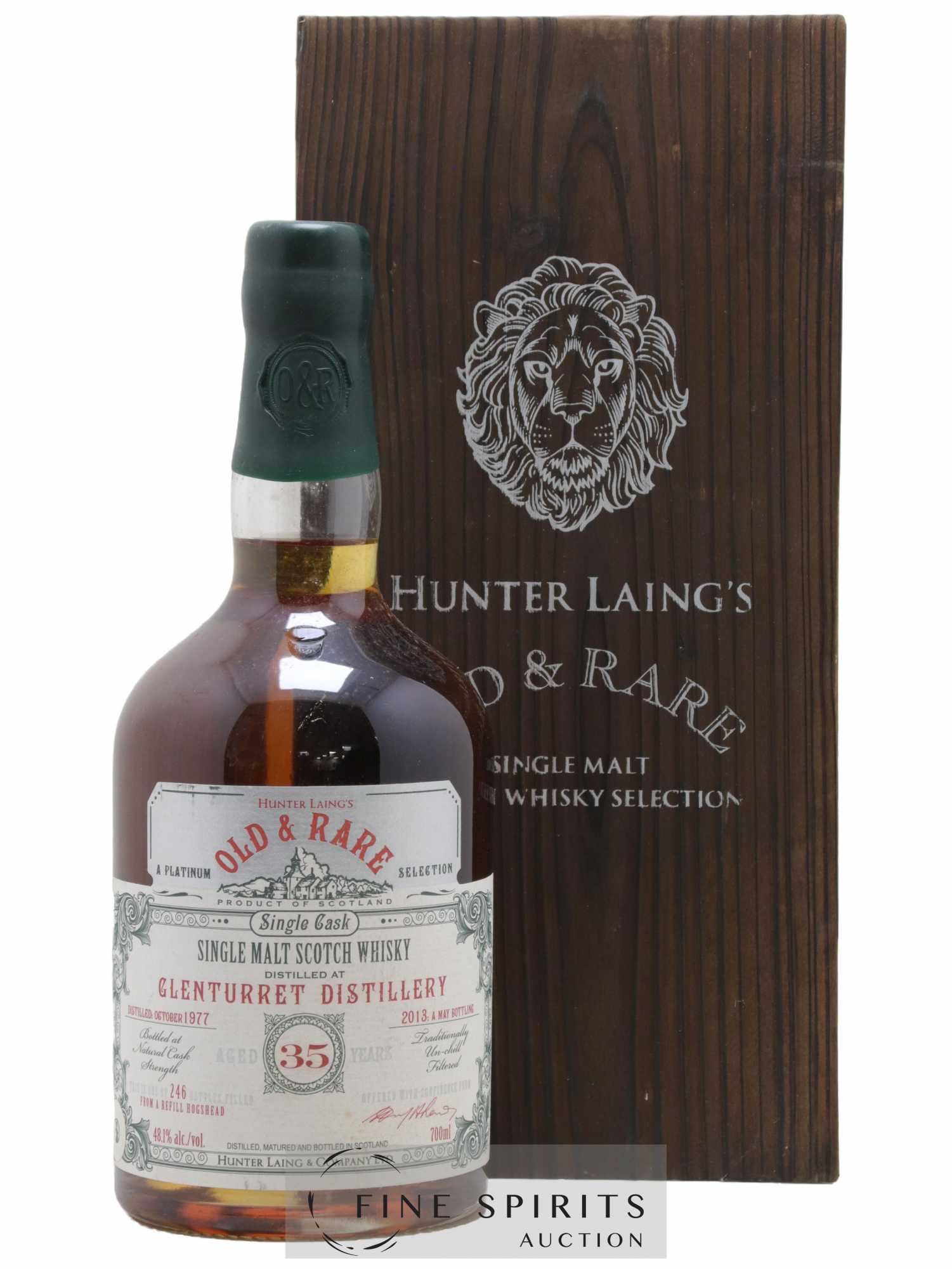 Glenturret 35 years 1977 Hunter Laing One of 246 - bottled 2013 Old & Rare