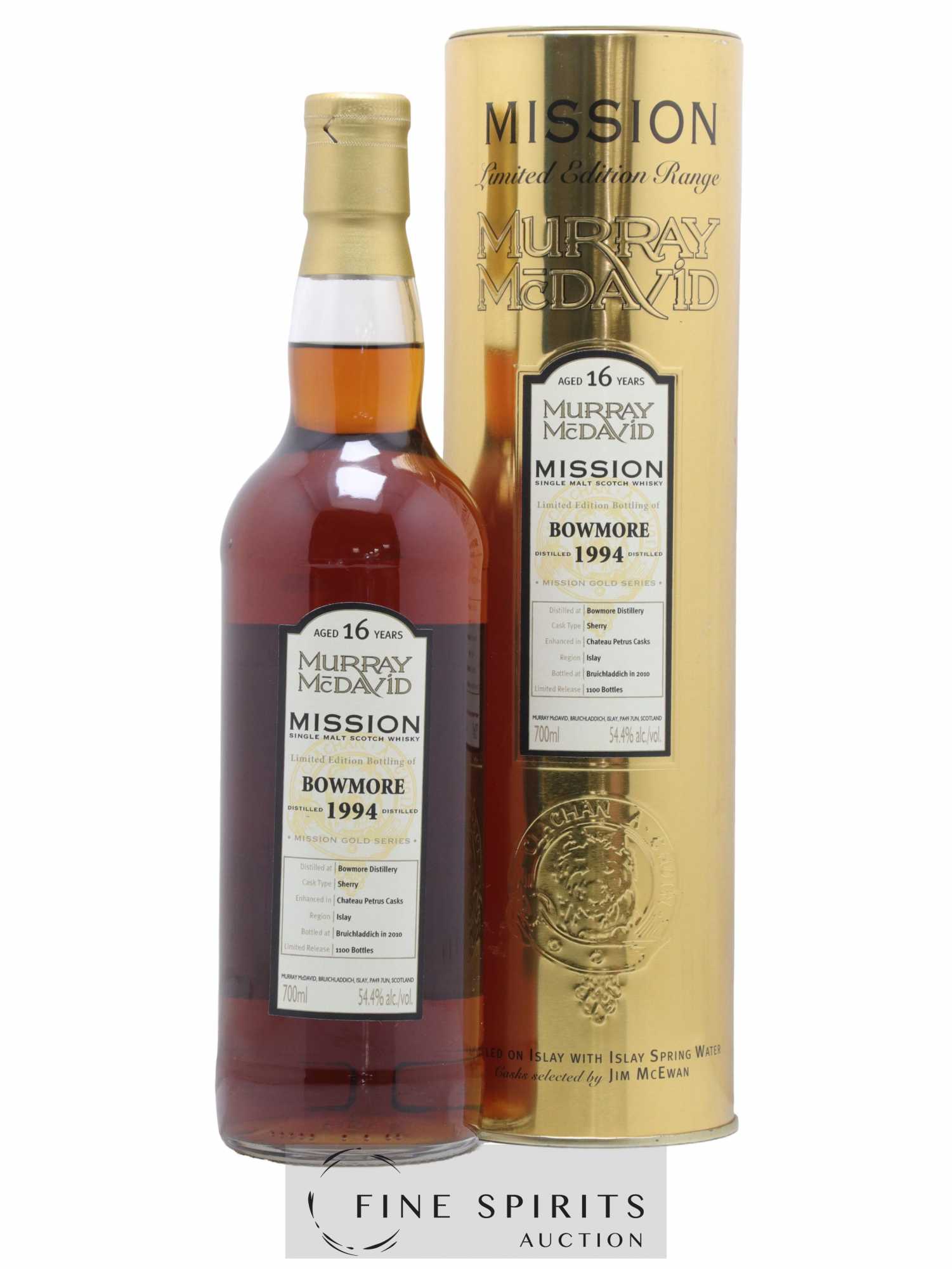 Bowmore 16 years 1994 Murray Mc David Mission Gold Series One of 1100