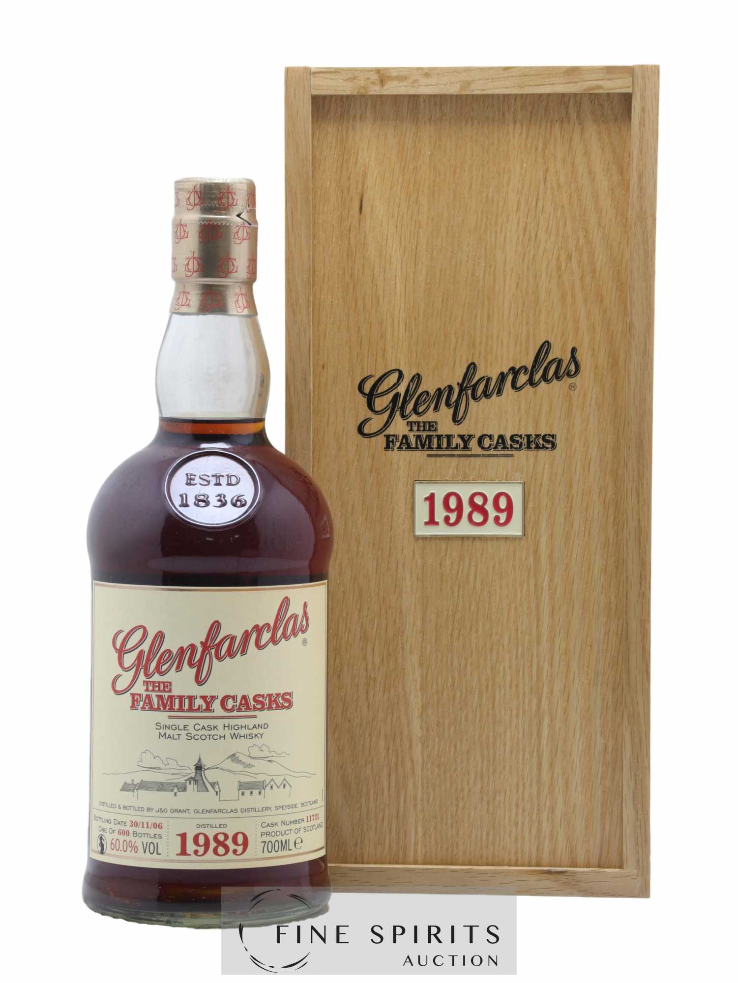 Glenfarclas 1989 Of. Cask n°11721 - One of 600 - bottled 2006 The Family Casks