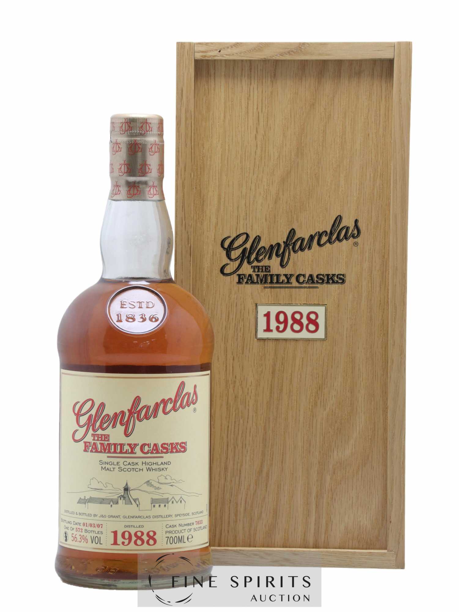 Glenfarclas 1988 Of. Cask n°1512 - One of 599 - bottled 2015 The Family Casks